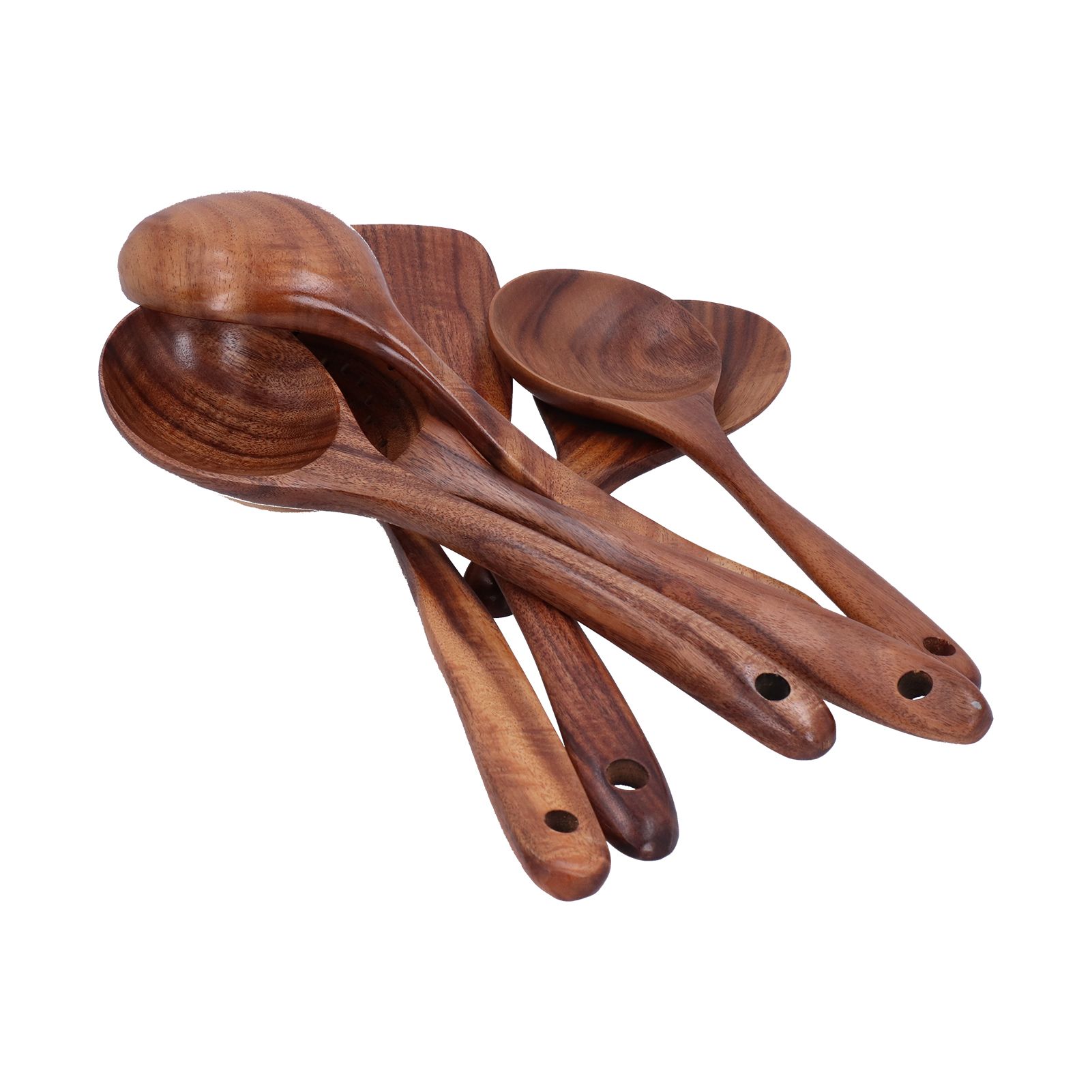 Cooking Spoon Spatula Set Long Handle Kitchen Utensils Cooking Tool for Home view 5