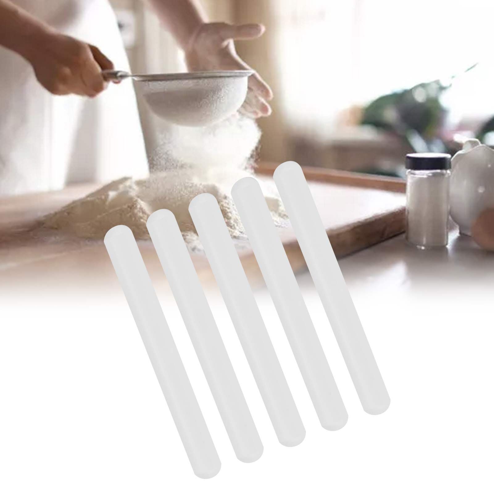 5Pcs Rolling Pin PP NonStick Dough Roller Kitchenware DIY Cake Baking Accessory view 11