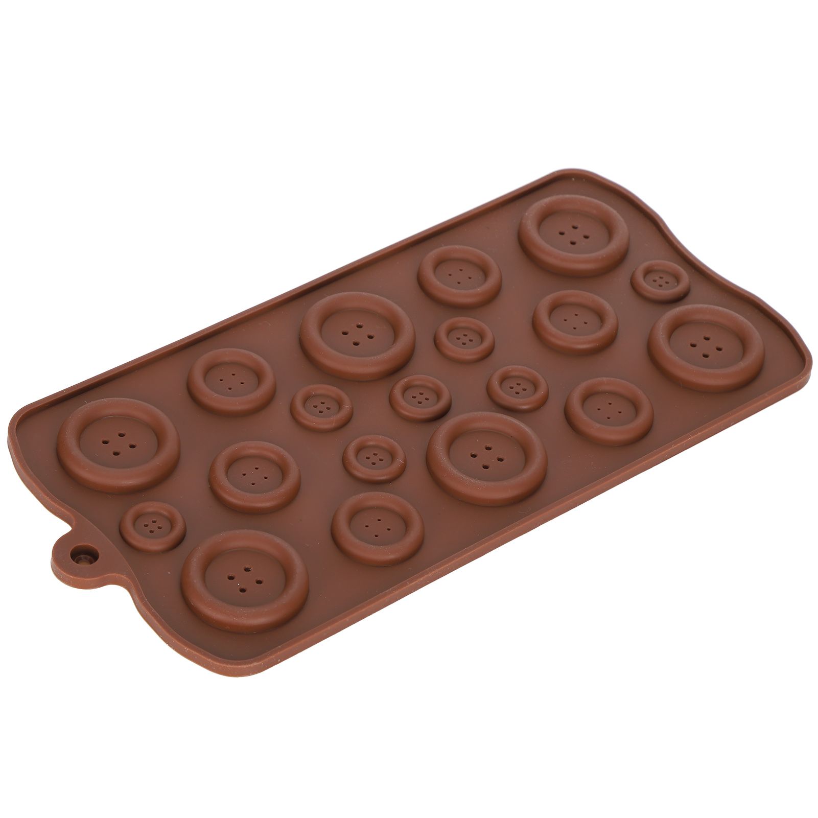 Chocolate Mold Tray ButtonShape Mold DIY Fondant Pastries Candy Making Baking