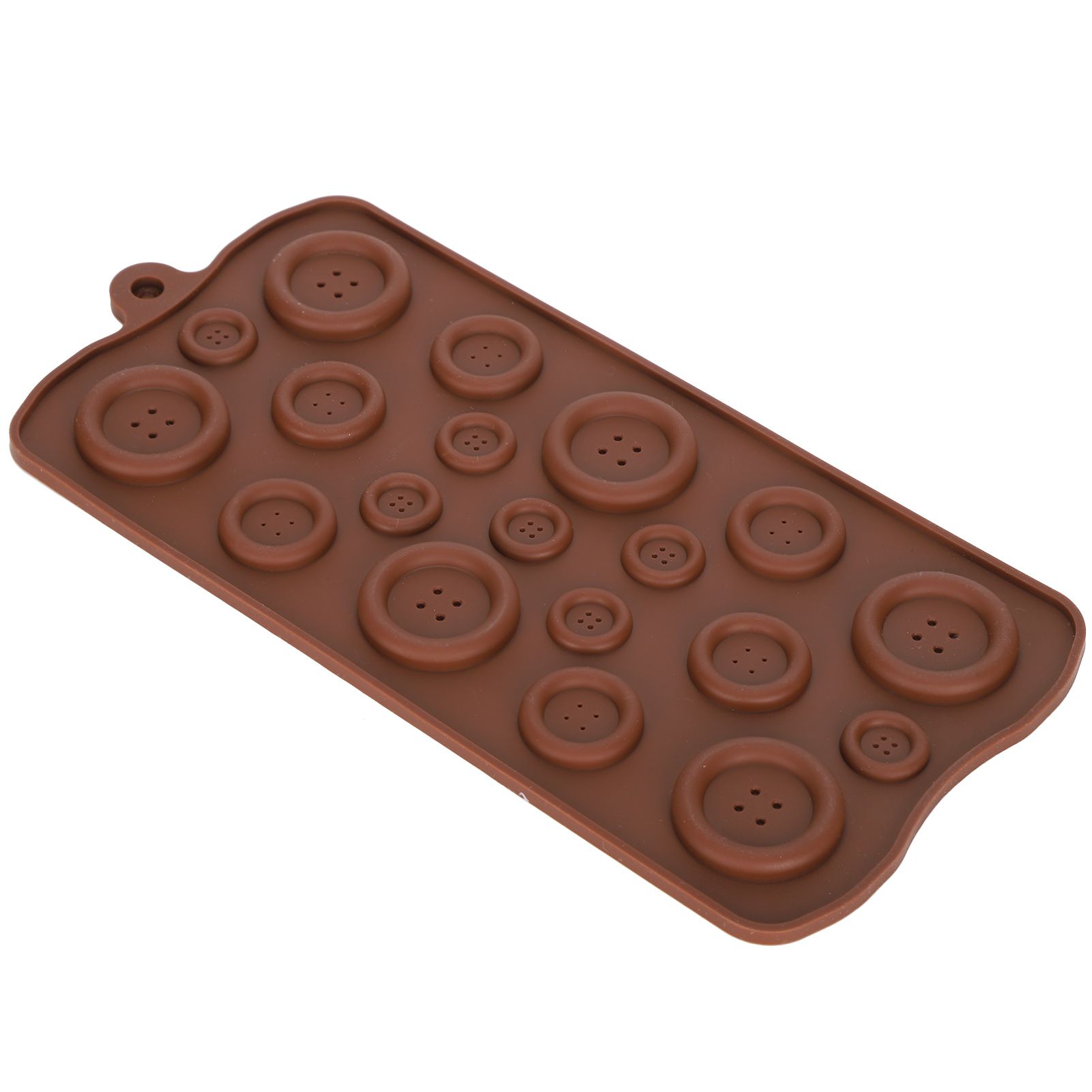 Chocolate Mold Tray ButtonShape Mold DIY Fondant Pastries Candy Making Baking view 3