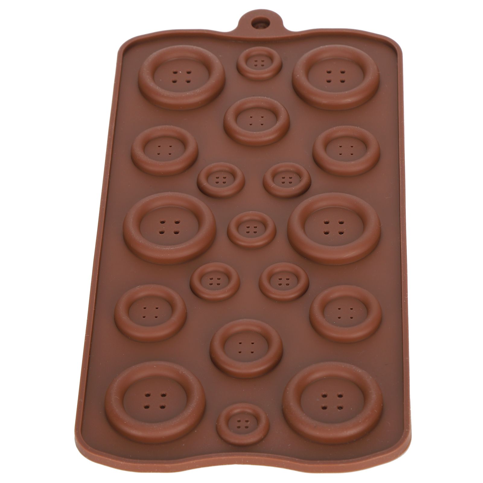 Chocolate Mold Tray ButtonShape Mold DIY Fondant Pastries Candy Making Baking view 4