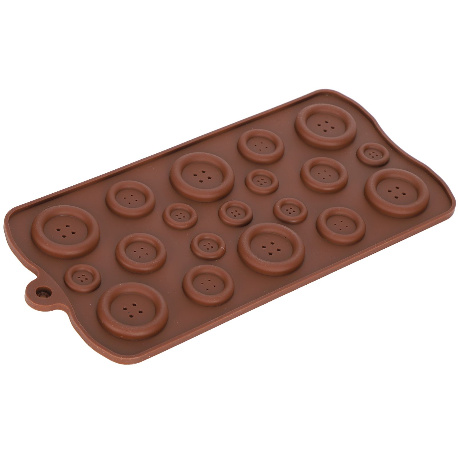 Chocolate Mold Tray ButtonShape Mold DIY Fondant Pastries Candy Making Baking view 7