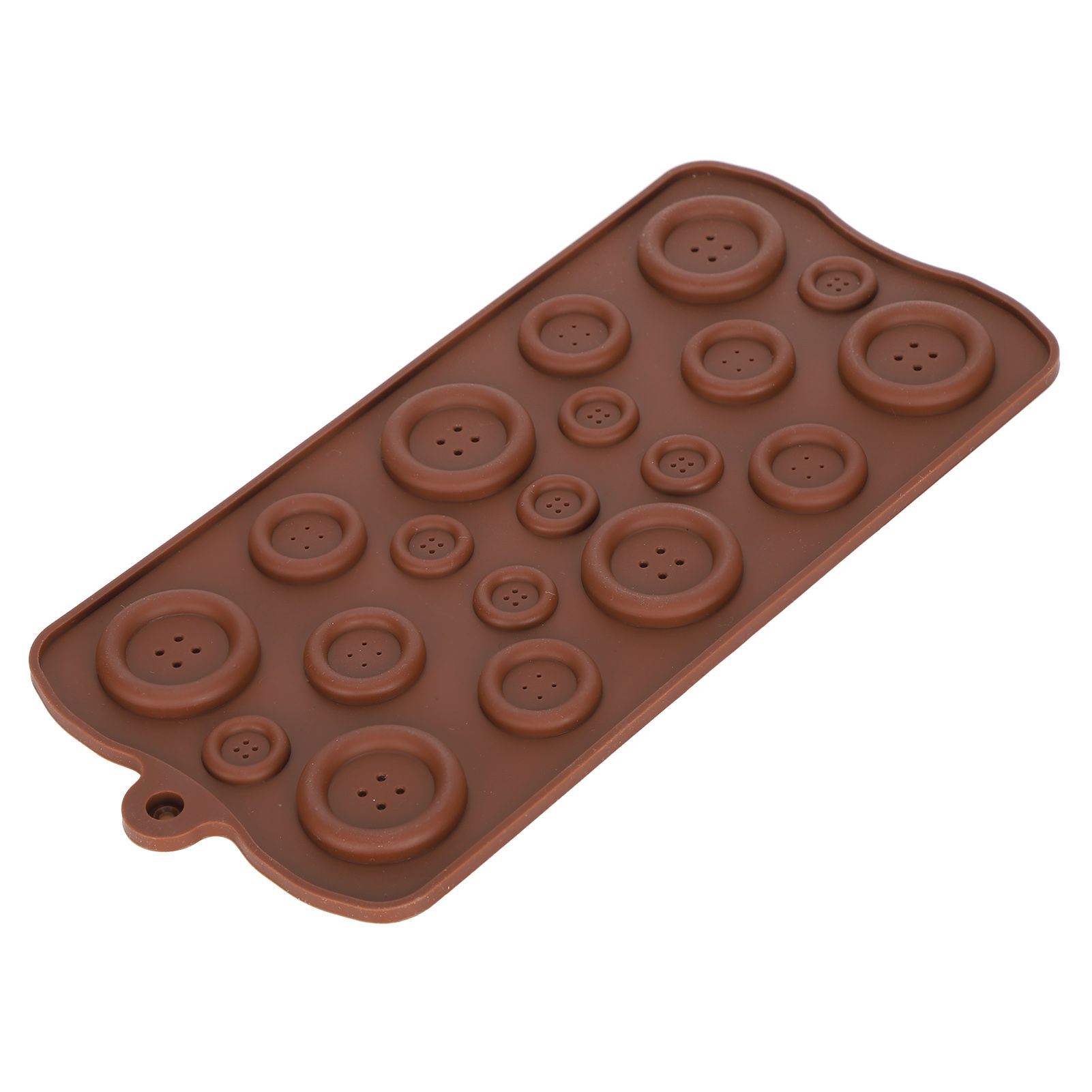 Chocolate Mold Tray ButtonShape Mold DIY Fondant Pastries Candy Making Baking view 8