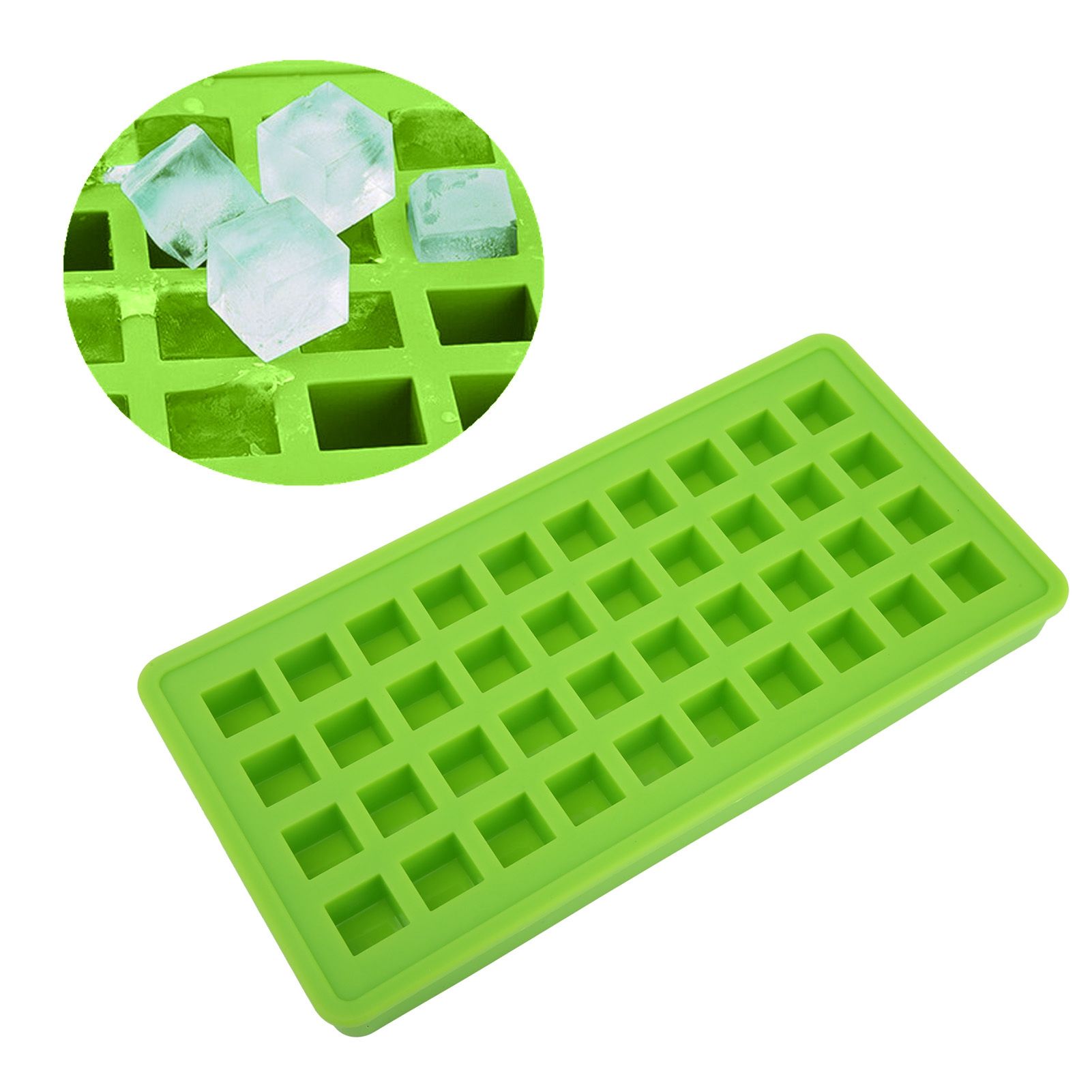 40Grids Silicone Ice Tray Square Shape Ice Cubes Maker Mold DIY Kitchen view 11
