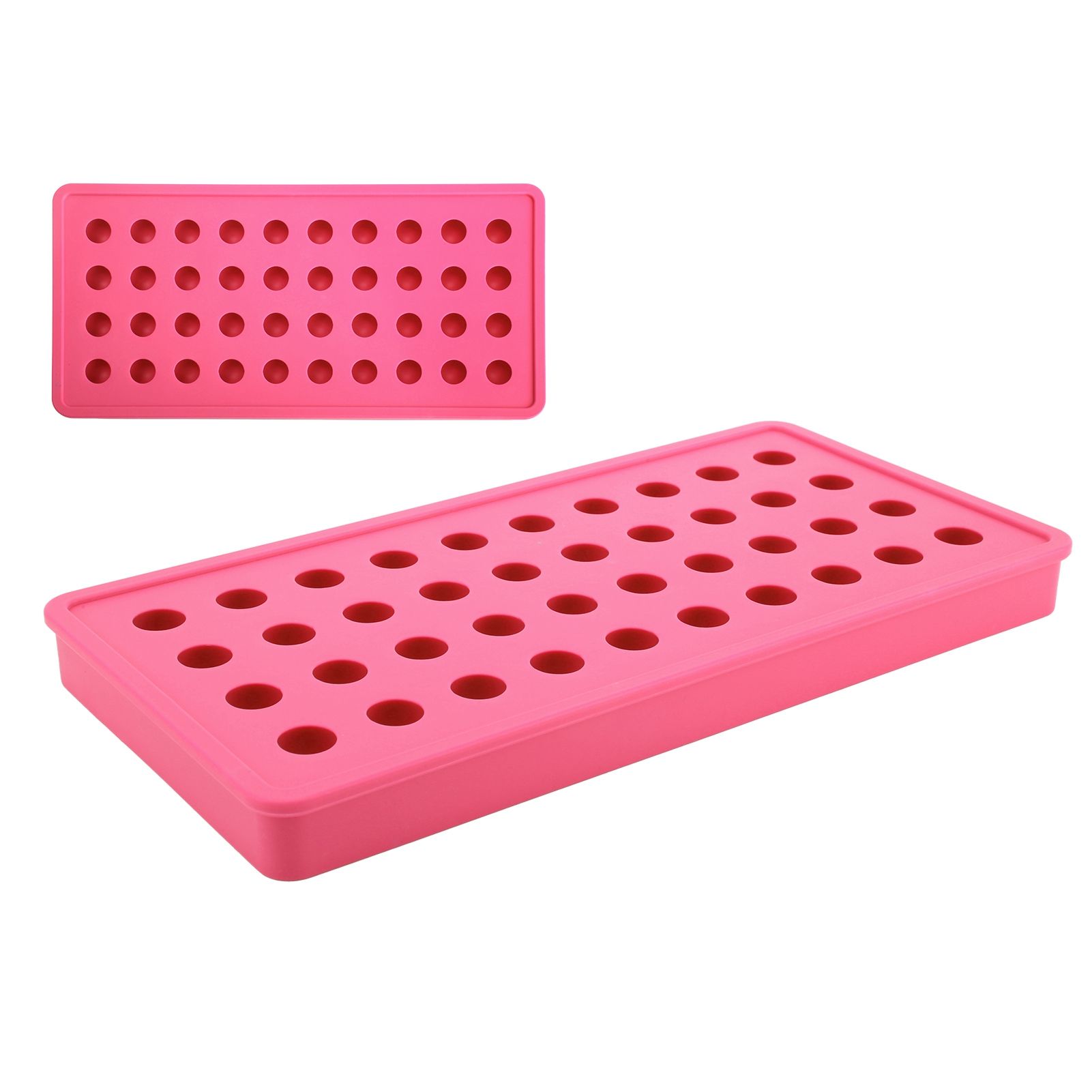 40 Holes Silicone Ice Ball Maker Mold Ice Cubes Tray Mould for Party Bar view 4