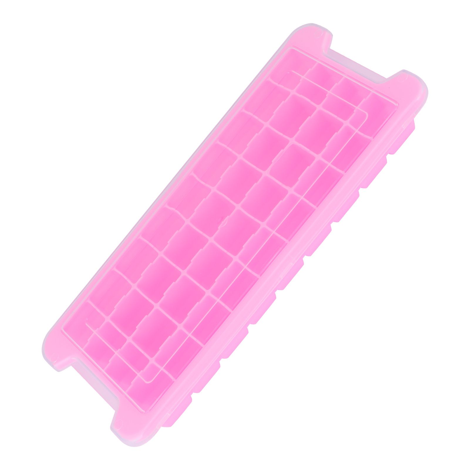 36‑Grid Ice Cubes Tray with Lid Stackable Silicone Sealing Ice Mold Kitchen view 5