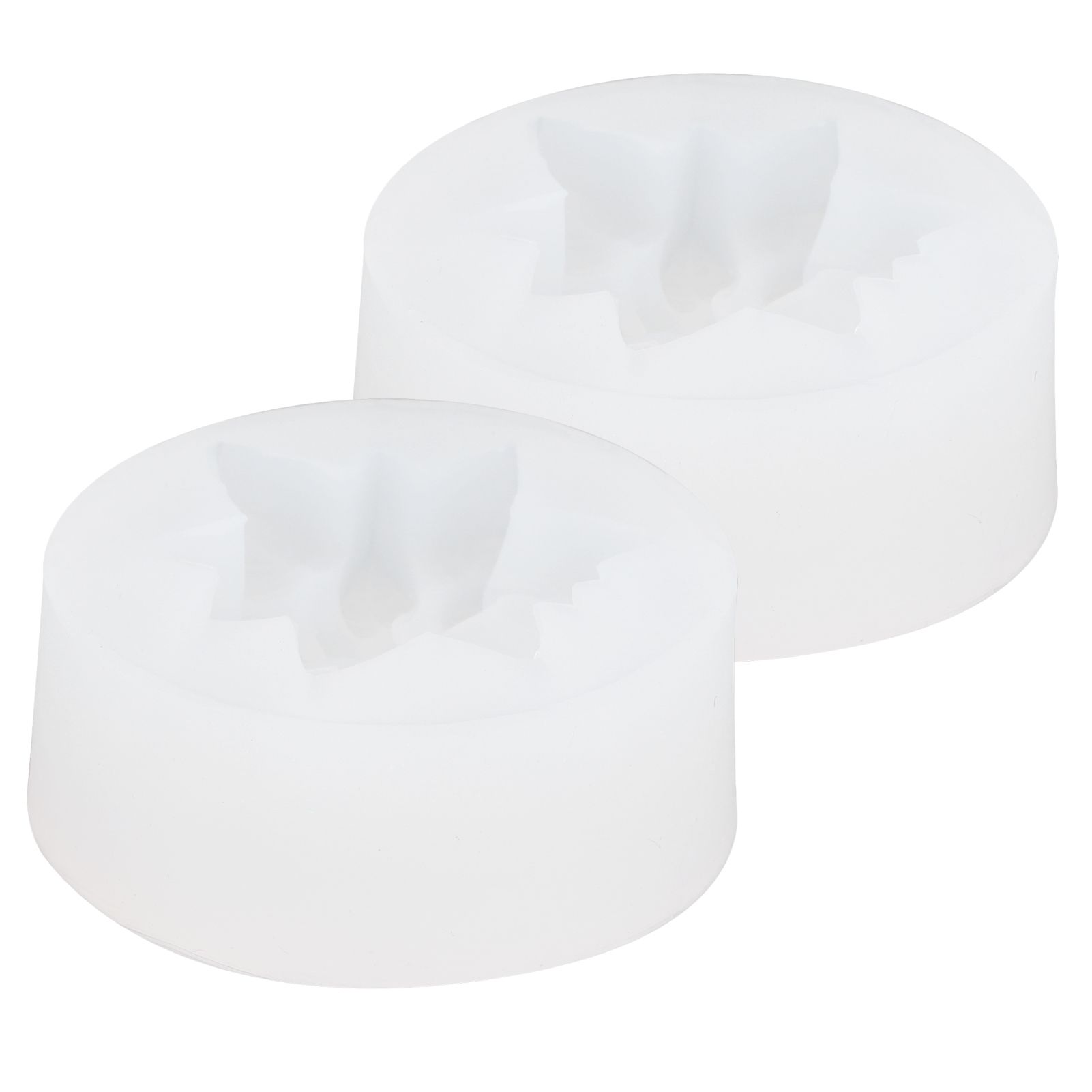 2PCS Flower Silicone Mold DIY Aromatherapy Candle Plaster Chocolate Cake Soap Mold — image 1