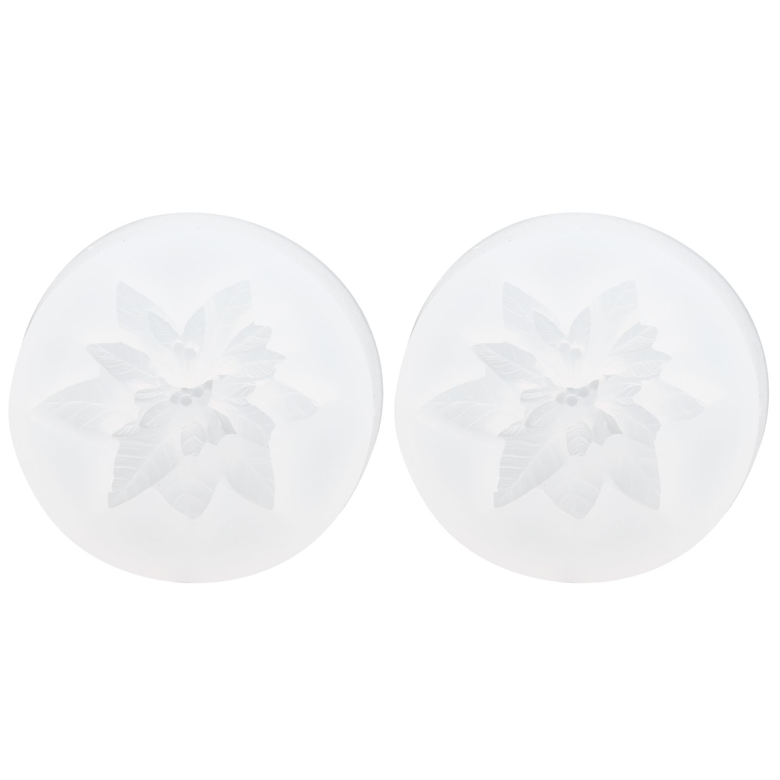 2PCS Flower Silicone Mold DIY Aromatherapy Candle Plaster Chocolate Cake Soap Mold view 2