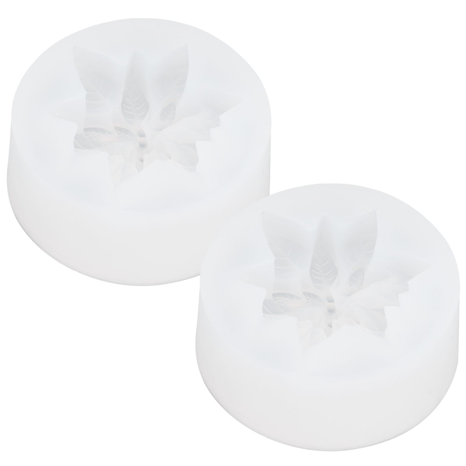 2PCS Flower Silicone Mold DIY Aromatherapy Candle Plaster Chocolate Cake Soap Mold view 8