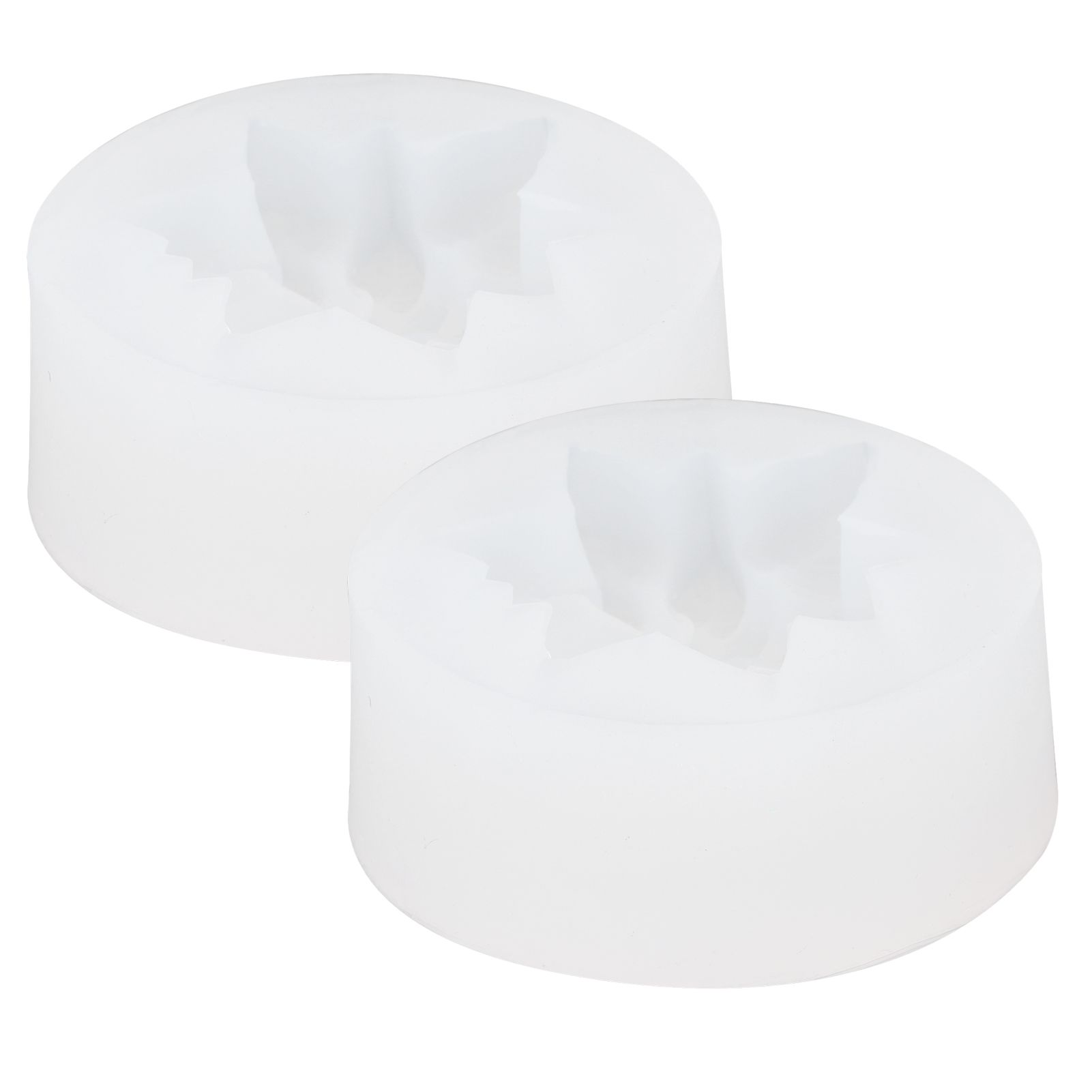 2PCS Flower Silicone Mold DIY Aromatherapy Candle Plaster Chocolate Cake Soap Mold view 9