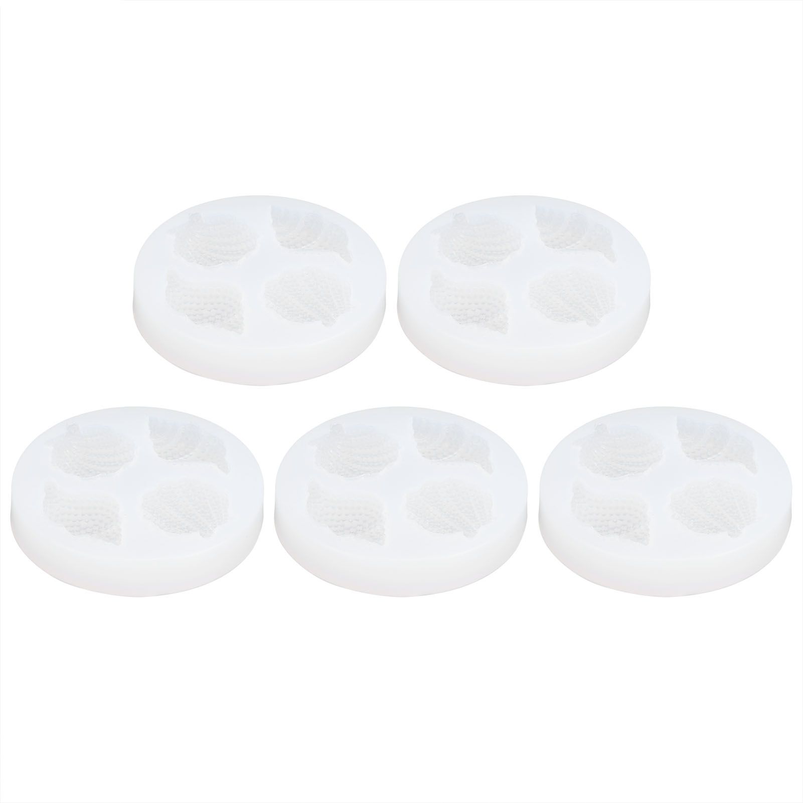 5PCS Silicone Mold Shell Conch Mirror Epoxy DIY Crafts Decoration Mold for view 2
