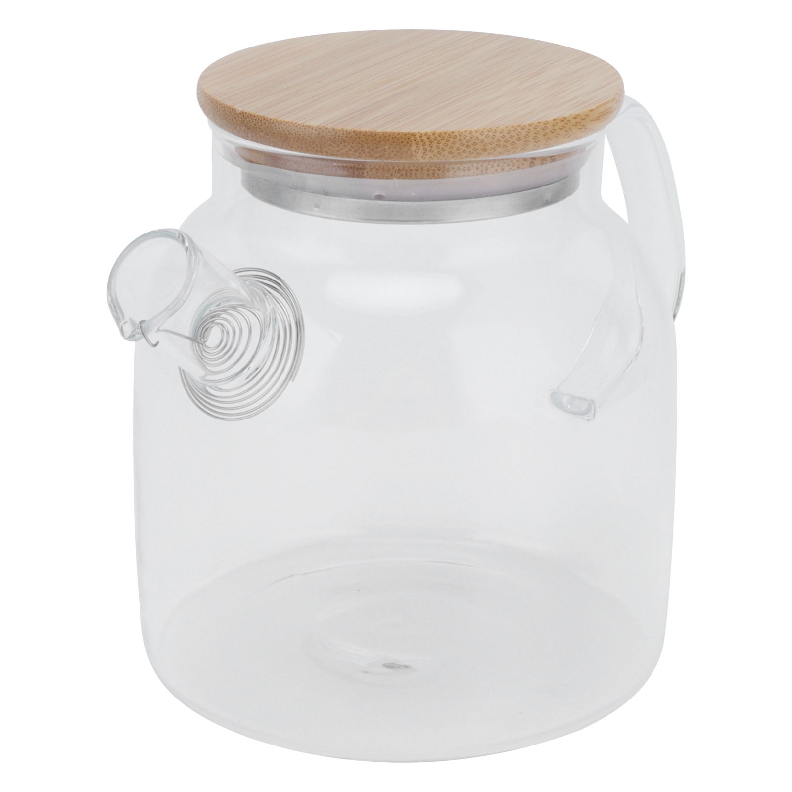 Transparent Glass Tea Pot 600ml Large Capacity Heat Resistant Water Kettle for