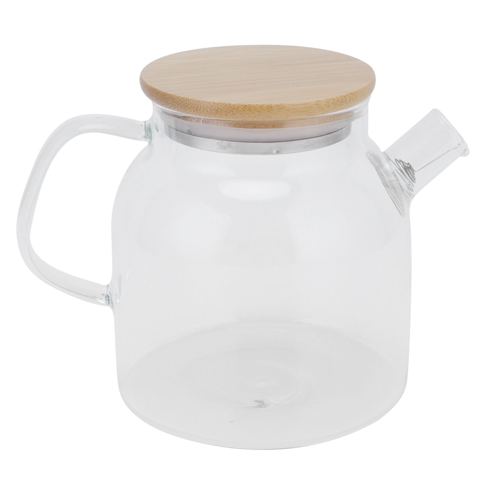 Transparent Glass Tea Pot 600ml Large Capacity Heat Resistant Water Kettle for view 6