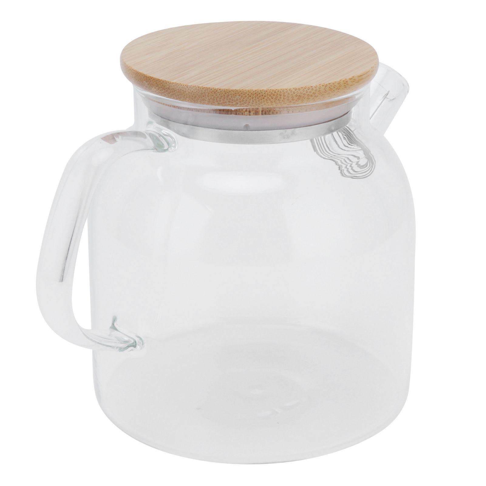 Transparent Glass Tea Pot 600ml Large Capacity Heat Resistant Water Kettle for view 7