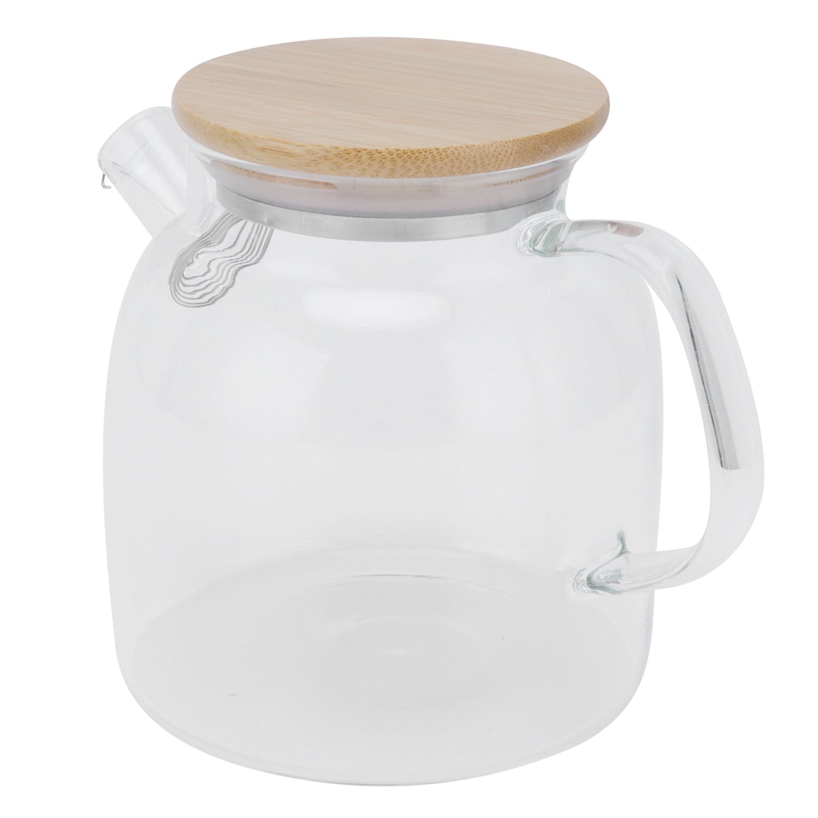 Transparent Glass Tea Pot 600ml Large Capacity Heat Resistant Water Kettle for view 8