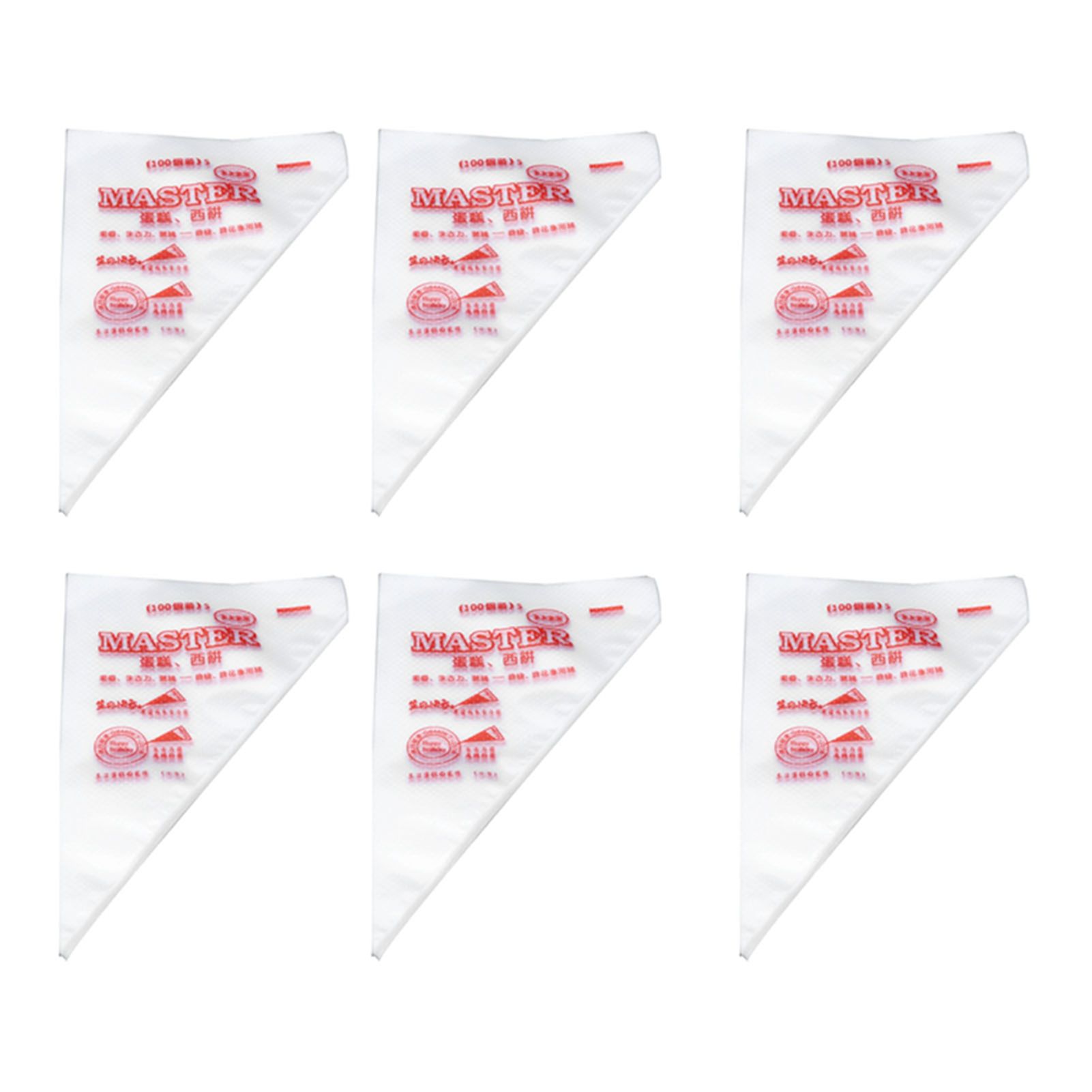 1000PCS Disposable Pastry Piping Bags Icing Fondant Cake Cream Bag Cake