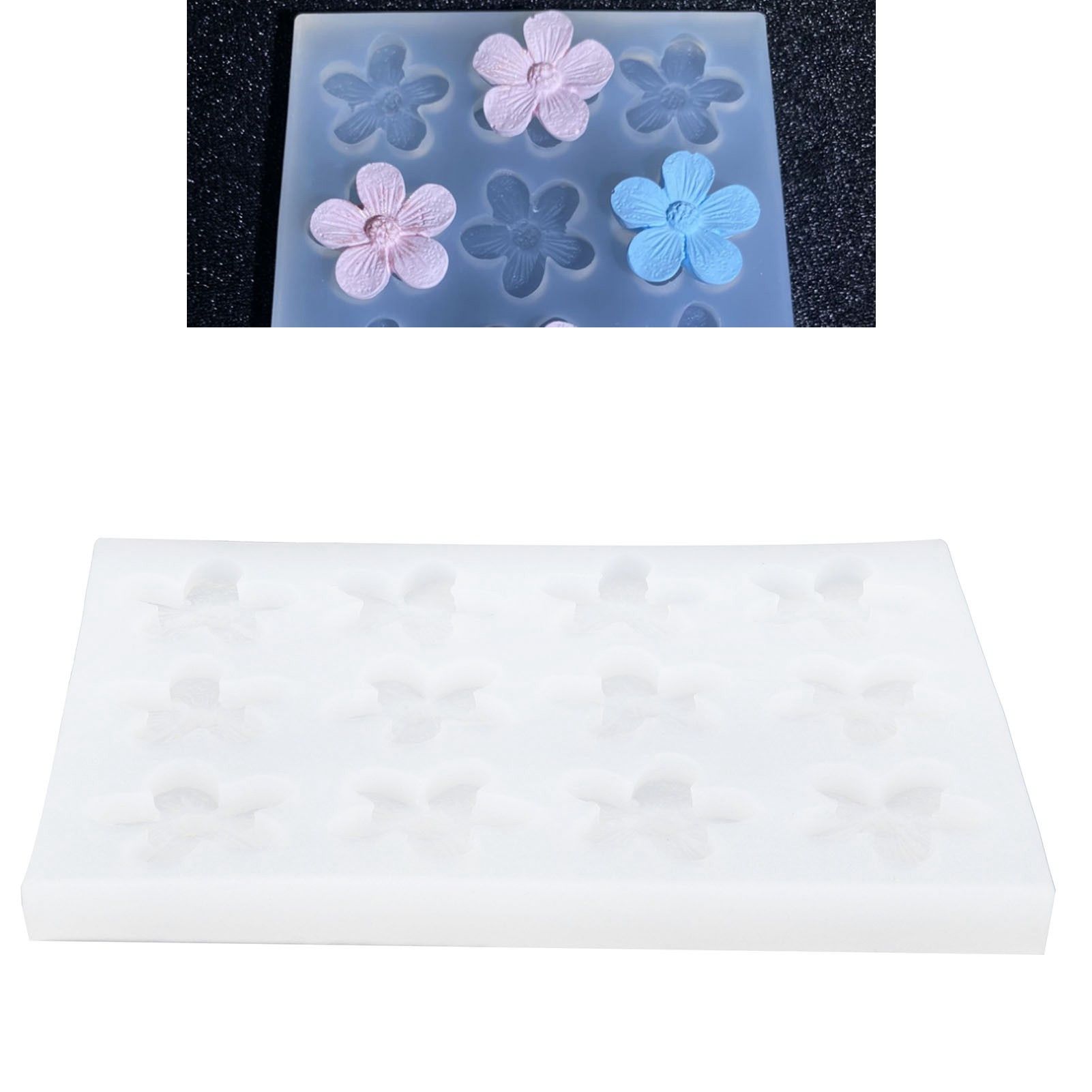 Chocolate Mould Flower Shaped Silicone Cake Mold DIY Epoxy Plaster Decorative Mold view 11