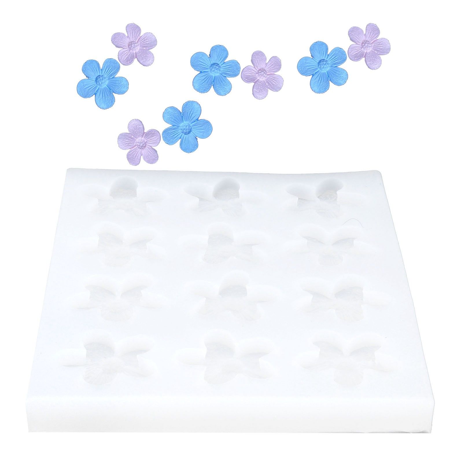 Chocolate Mould Flower Shaped Silicone Cake Mold DIY Epoxy Plaster Decorative Mold view 12