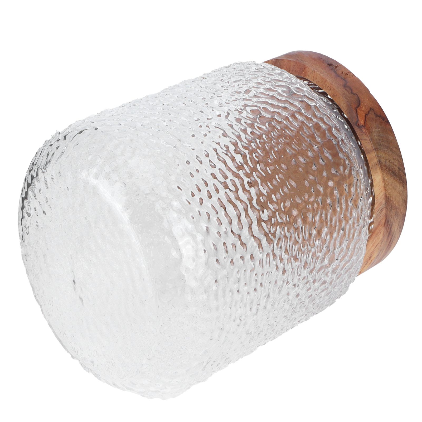 Glass Jar Set Wide Storage Canister with Airtight Wood Lid for Coffee Bean view 10