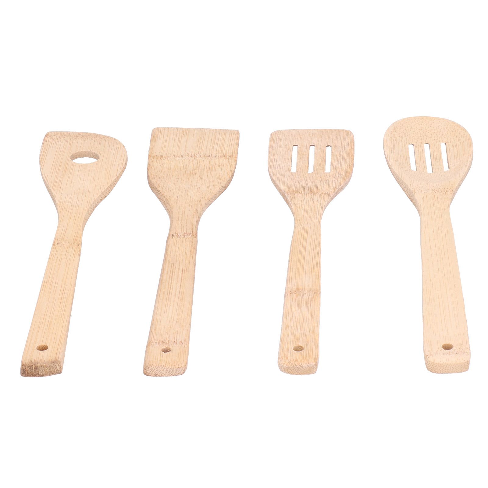 4Pcs/Set Cooking Spoon Square Spatula Circular Slotted Spatula Kitchen Utensil