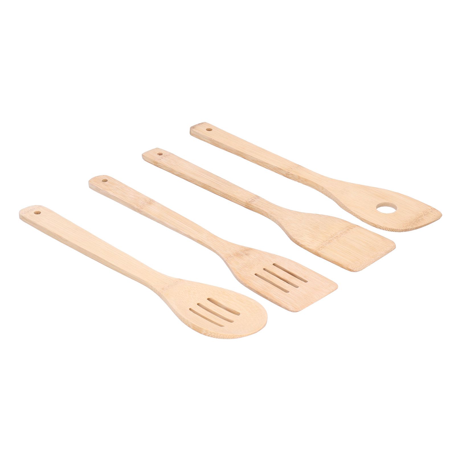 4Pcs/Set Cooking Spoon Square Spatula Circular Slotted Spatula Kitchen Utensil view 6