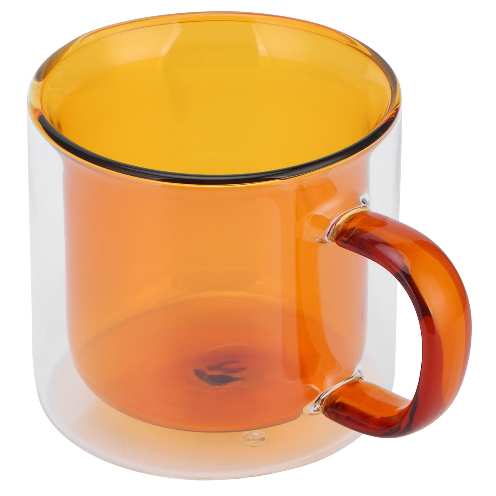 250ml DoubleLayer Mug HeatResistant Cylindrical Transparent Cup for Milk view 8