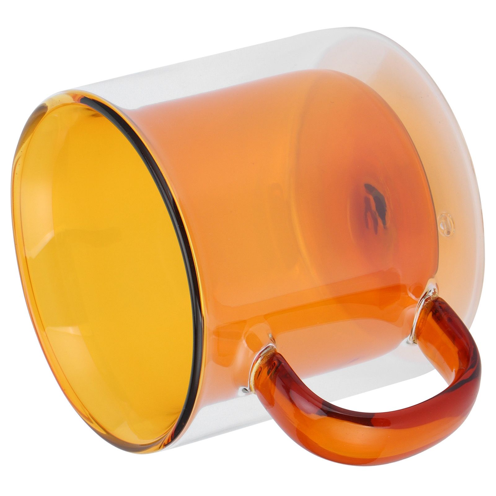 250ml DoubleLayer Mug HeatResistant Cylindrical Transparent Cup for Milk view 10