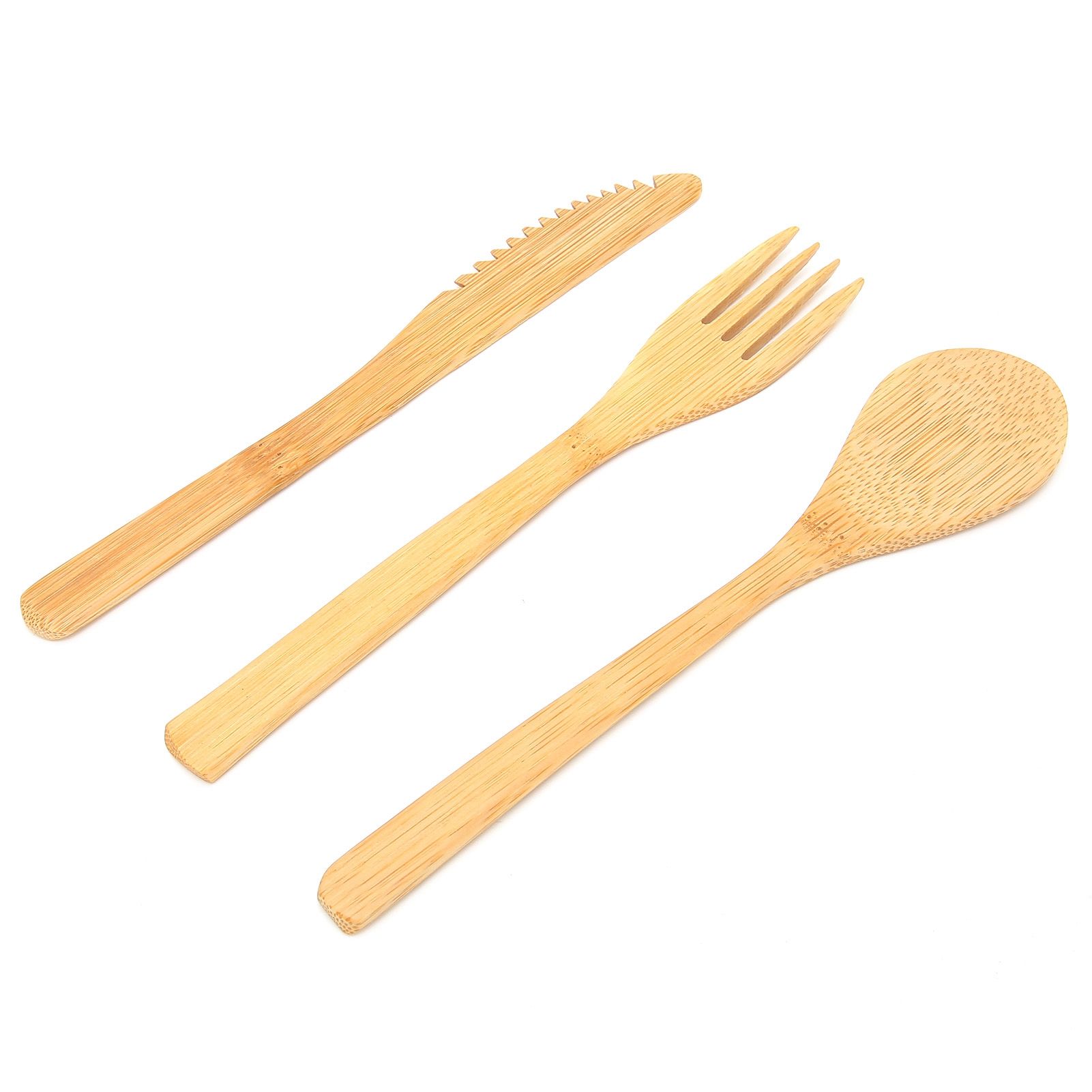 3Pcs Japanese Style Tableware Kitchen Fork Spoon Knife Set Home Tableware for