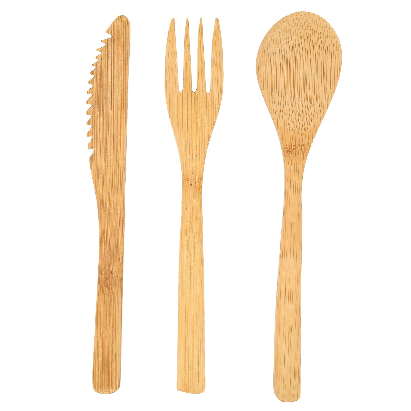 3Pcs Japanese Style Tableware Kitchen Fork Spoon Knife Set Home Tableware for view 2