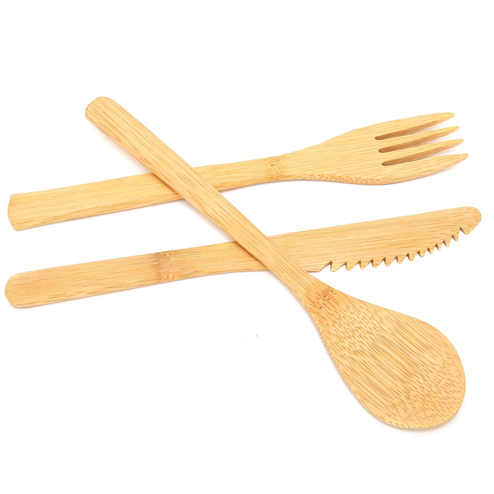 3Pcs Japanese Style Tableware Kitchen Fork Spoon Knife Set Home Tableware for view 5