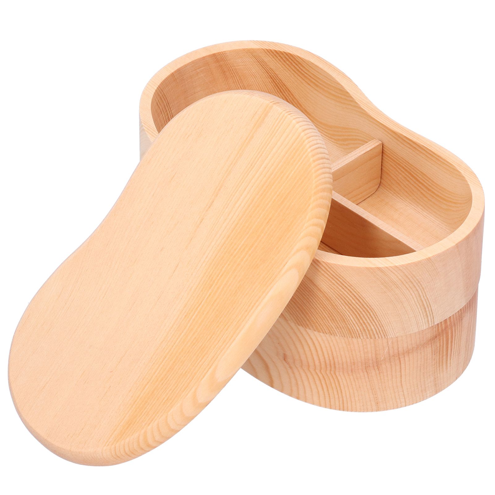 Wooden Bento Box Simple Style Portble Lunch Box Food Storage Organizer for view 12
