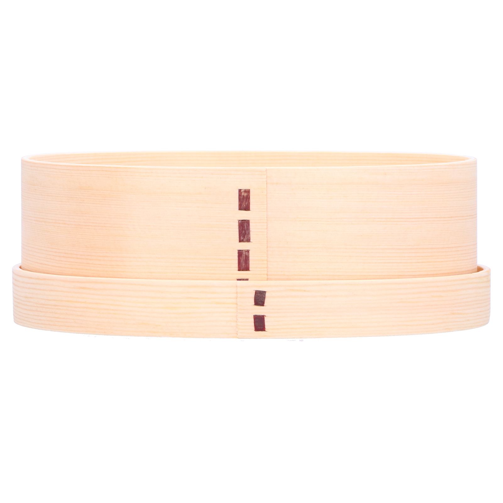 Wood Color Bento Box Oval Shape Sushi Lunch Box Food Storage Container for view 4