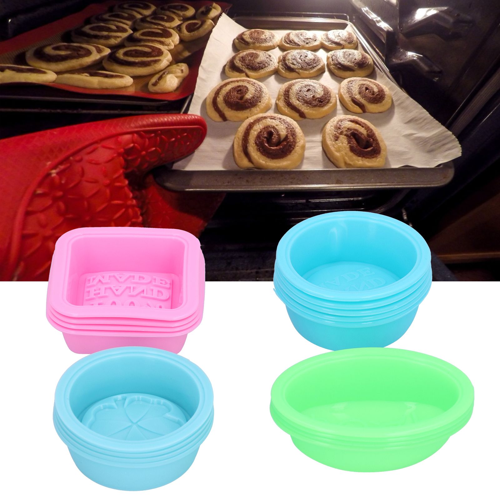 Silicone Cake Mold Food Grade Multifunctional Food Baking Mould for Kitchen view 12