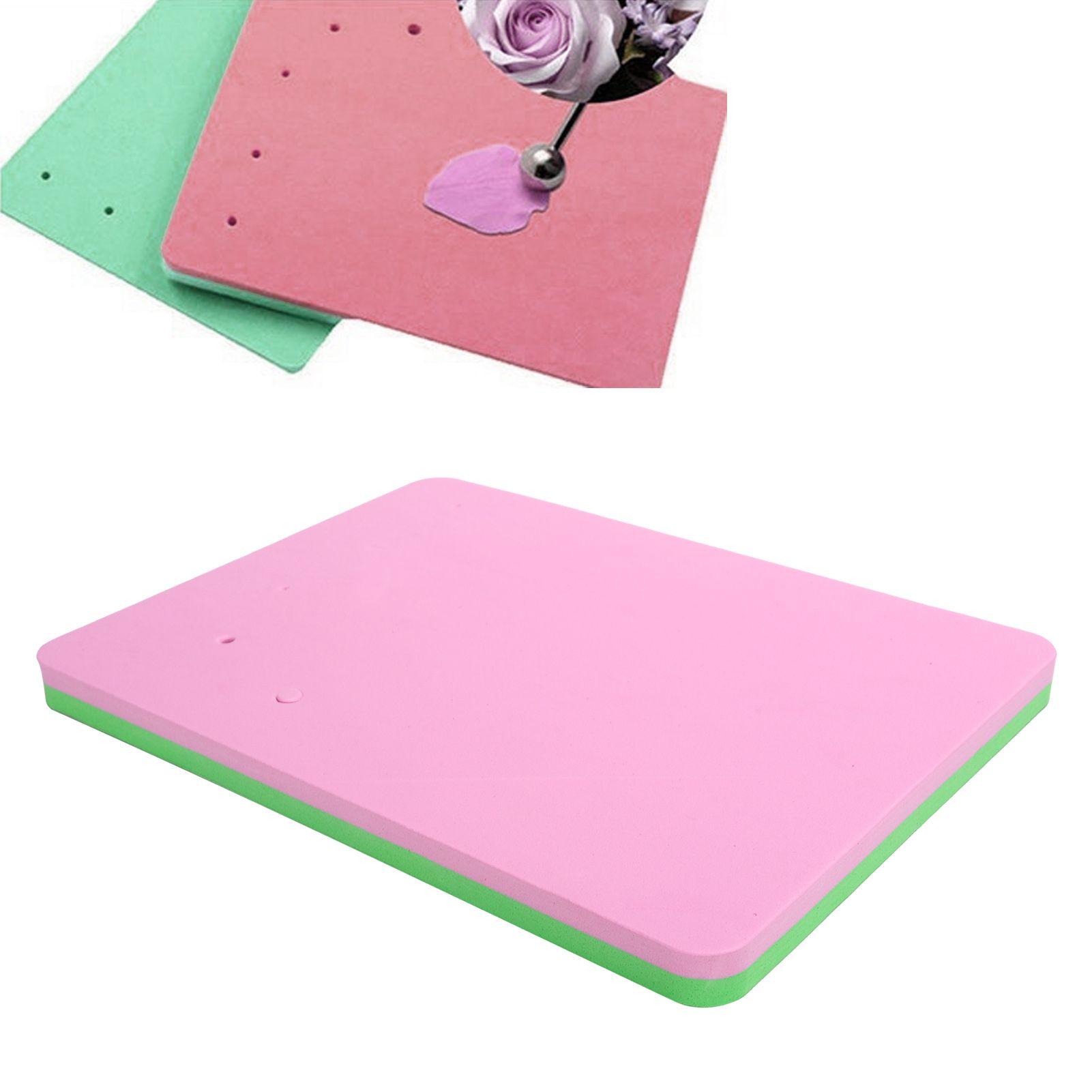 Fondant Sponge Pad with 5 Holes Rectangular Fondant Cake Flower Drying Mat view 11