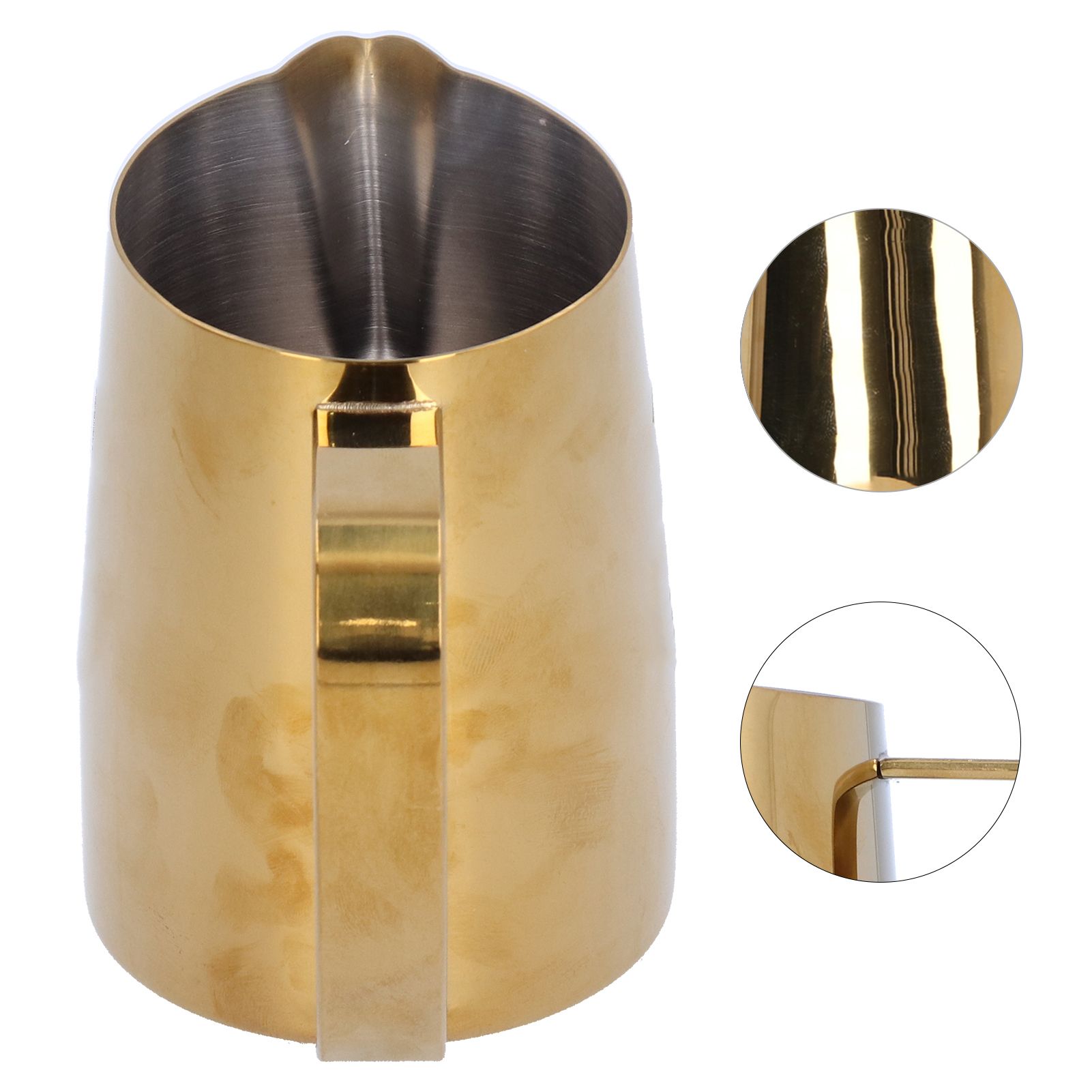 450ml Stainless Steel Milk Coffee Latte Frothing Art Jug Pitcher Mug Cup view 6
