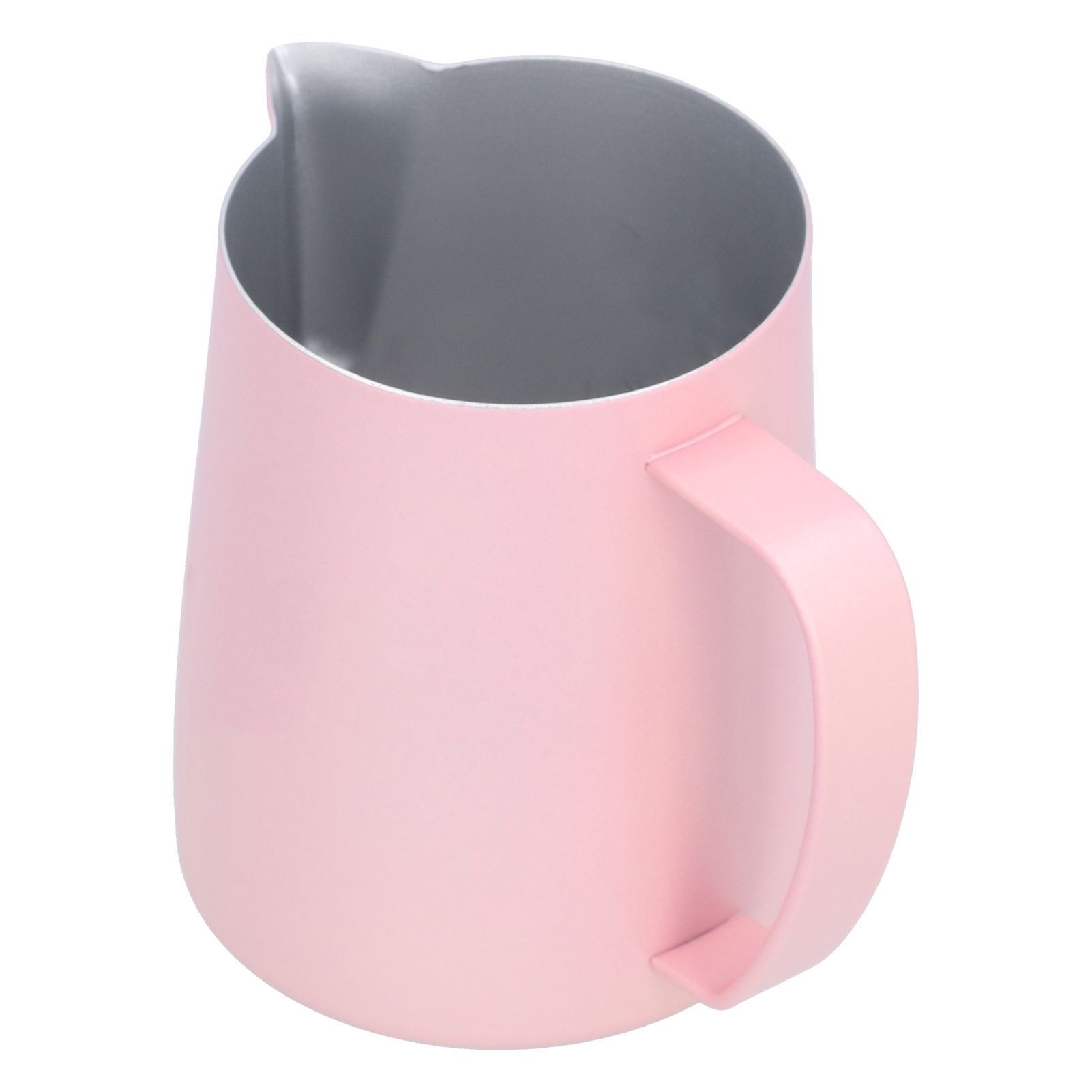 Milk Frothing Cup 304 Stainless Steel Thicken Coffee Latte Pitcher Jug 600ml Pink view 3