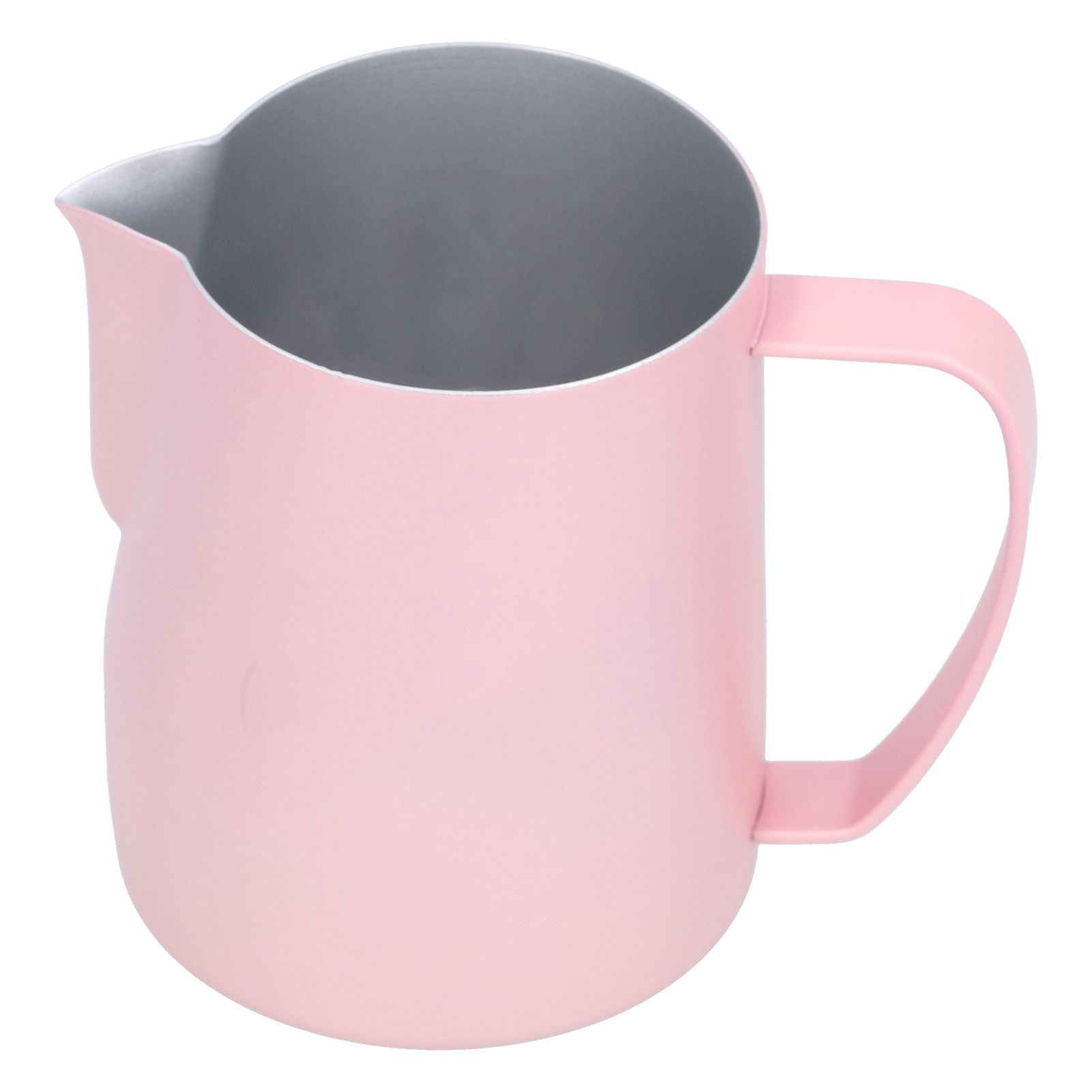 Milk Frothing Cup 304 Stainless Steel Thicken Coffee Latte Pitcher Jug 600ml Pink view 4