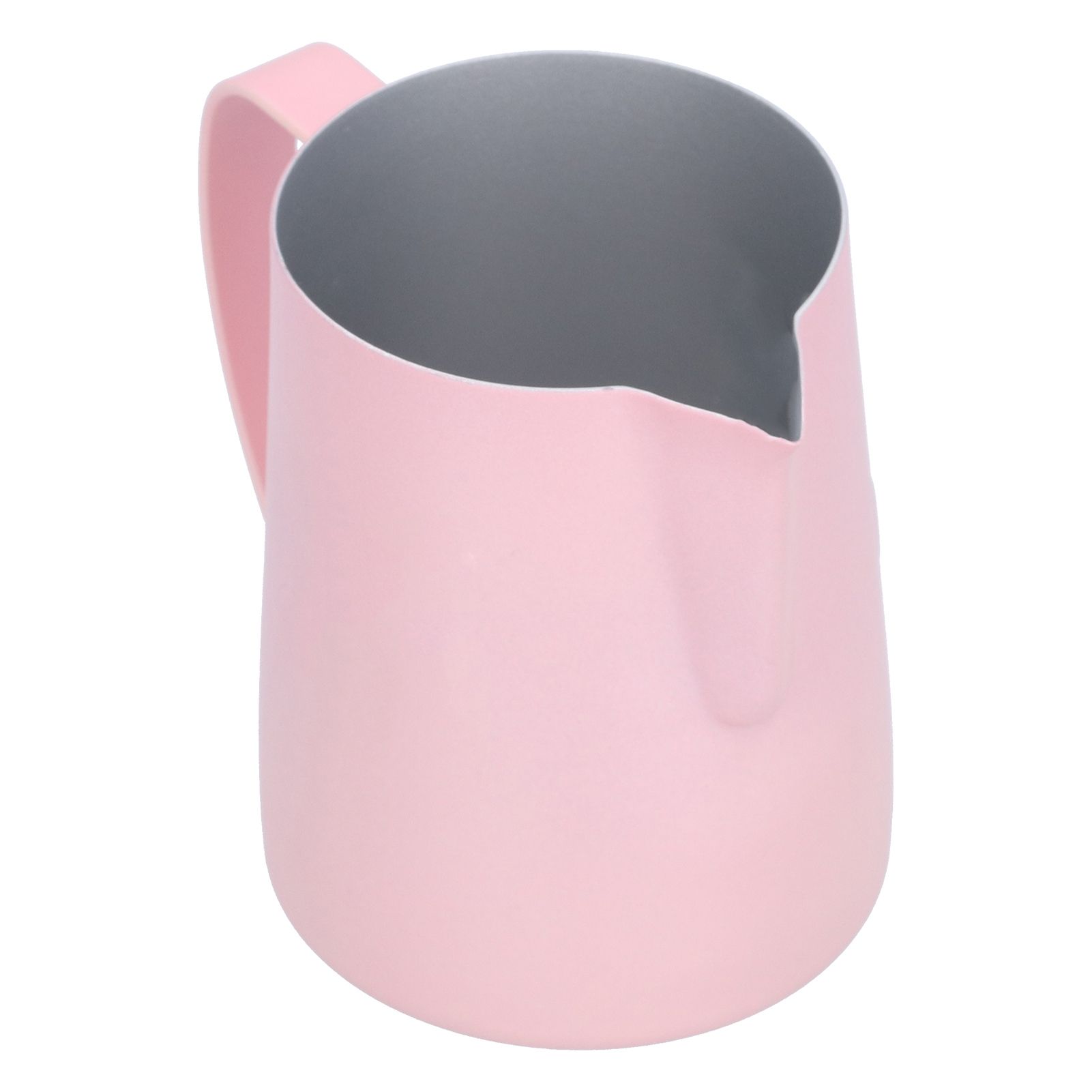 Milk Frothing Cup 304 Stainless Steel Thicken Coffee Latte Pitcher Jug 600ml Pink view 7