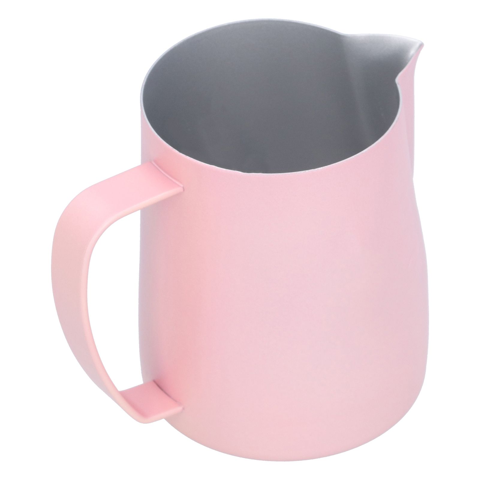 Milk Frothing Cup 304 Stainless Steel Thicken Coffee Latte Pitcher Jug 600ml Pink view 10