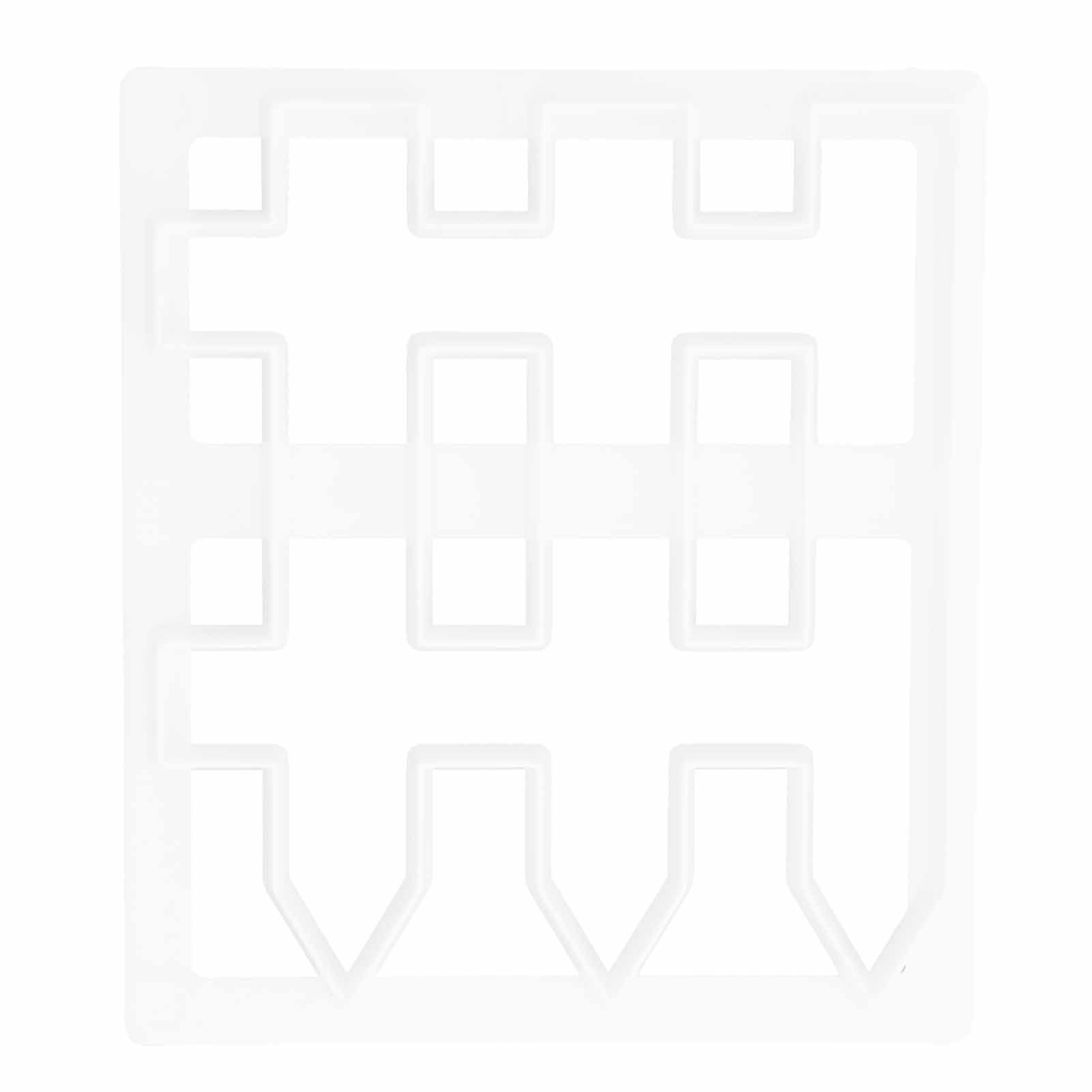 Fondant Cake Fence Printing Cutting Mold DIY Cake Border Decorating Baking view 2