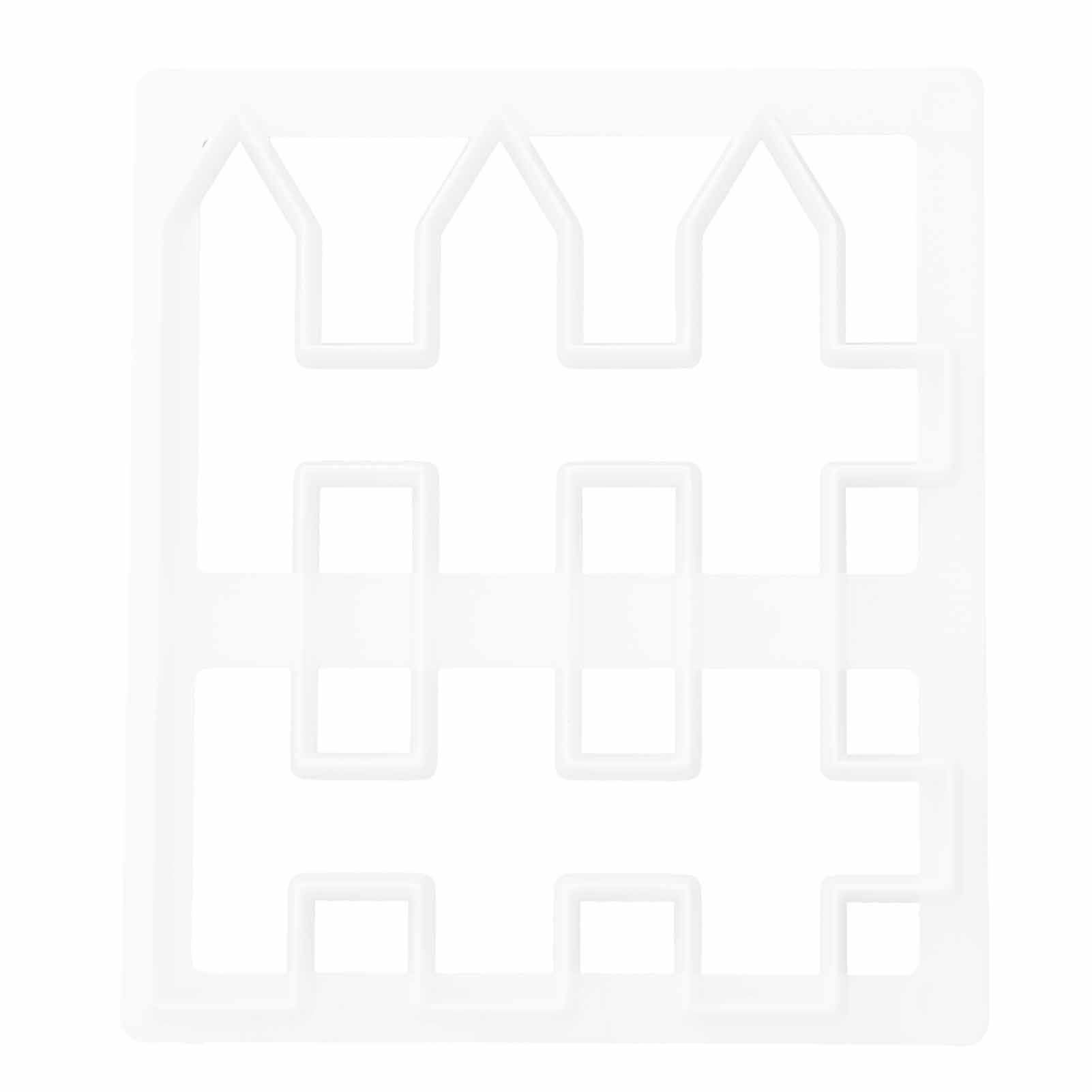 Fondant Cake Fence Printing Cutting Mold DIY Cake Border Decorating Baking view 3