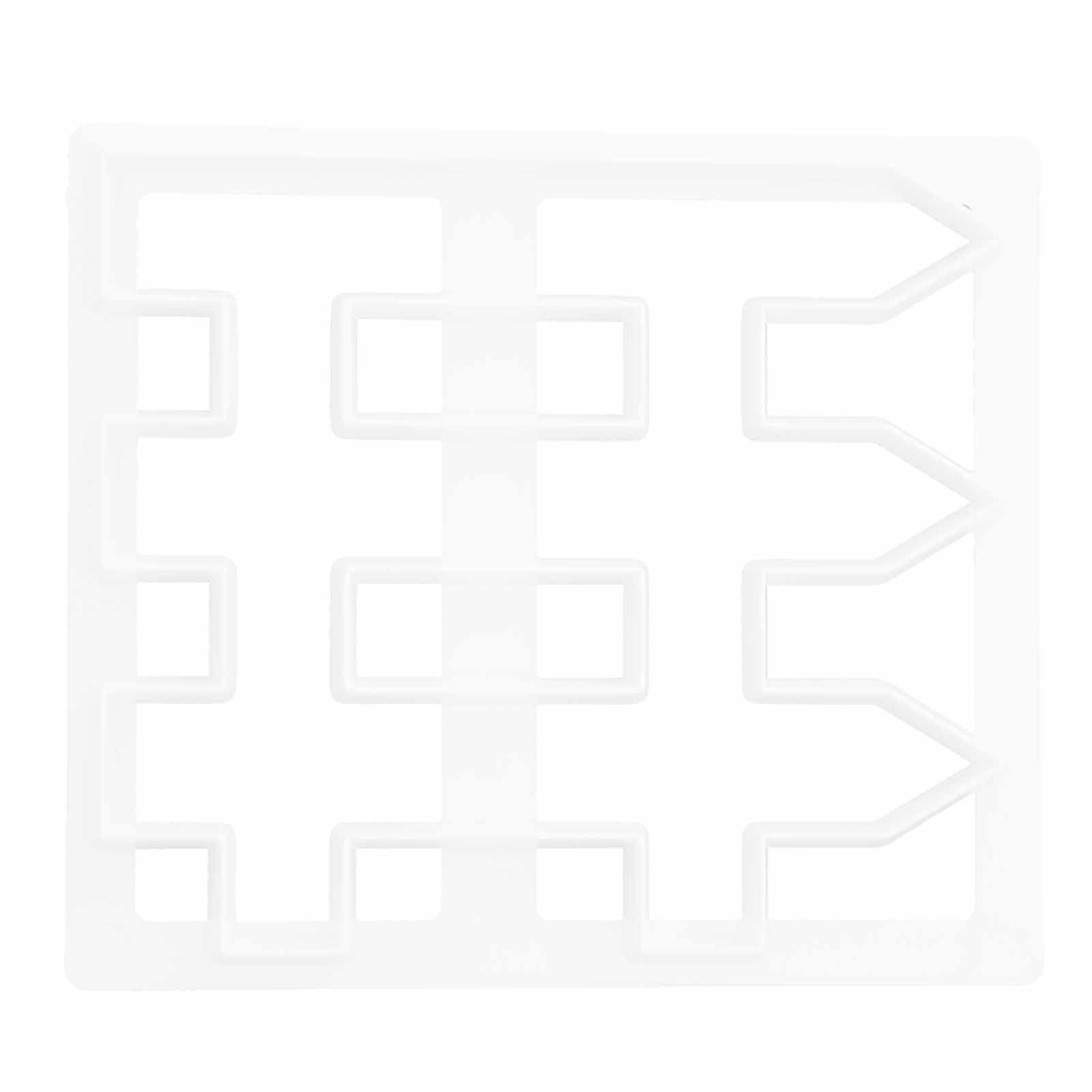 Fondant Cake Fence Printing Cutting Mold DIY Cake Border Decorating Baking view 4