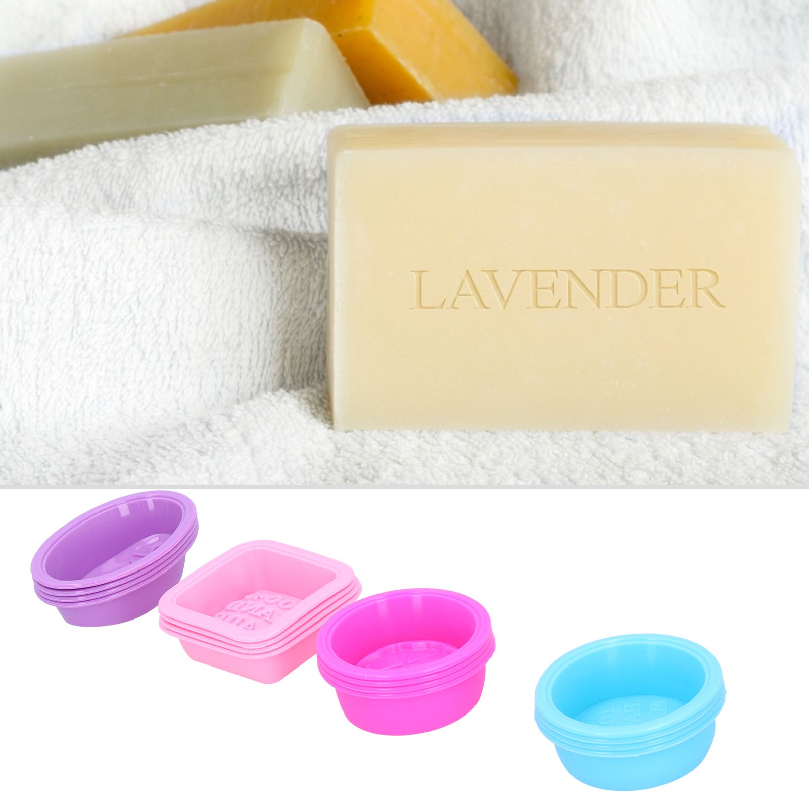 16Pcs Silicone Cake Mold DIY Multifunction Baking Fondant Soap Making Moulds Tools view 11