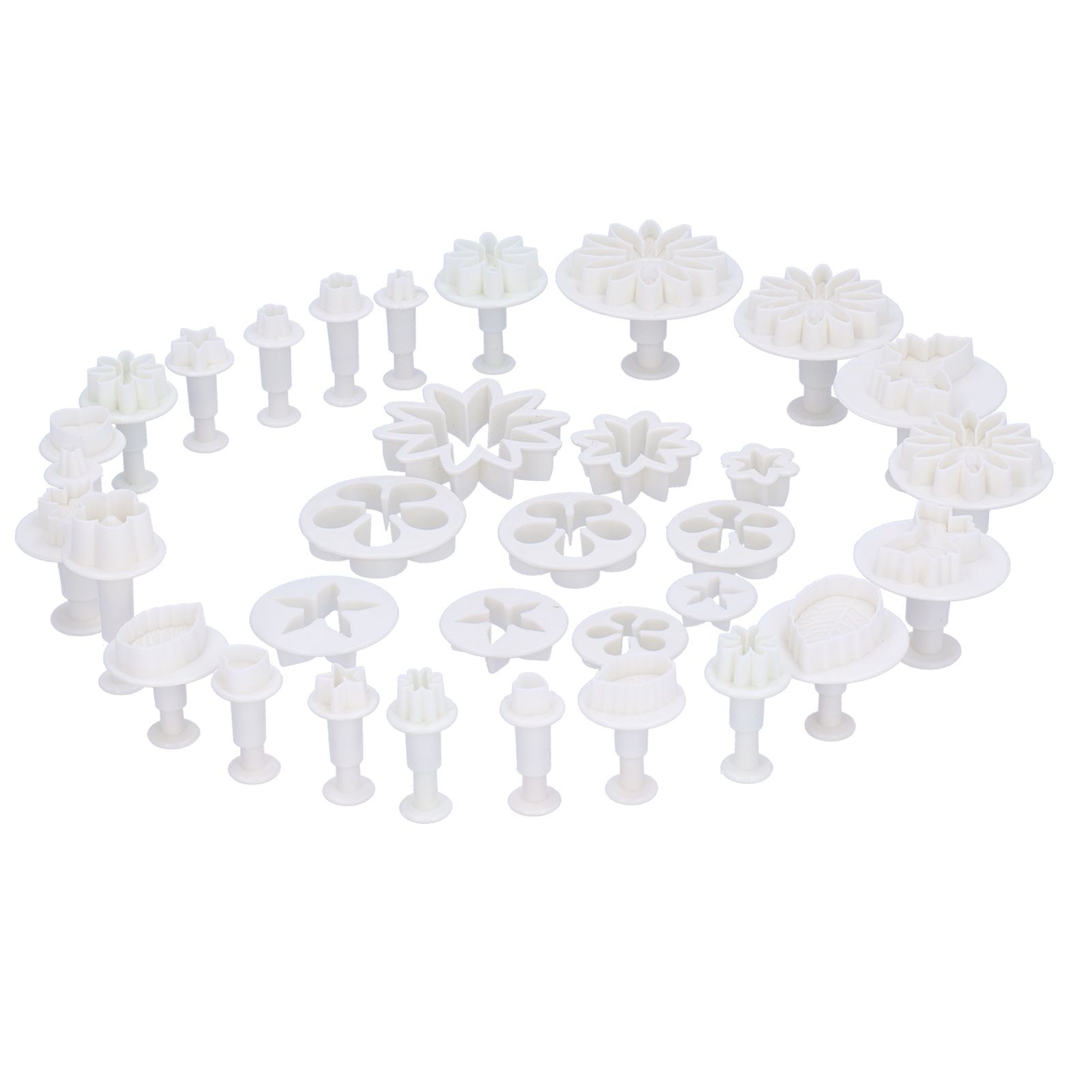 47PCS Cake Decorating Tools Cookies Biscuits Cake Mold Flower Set Baking view 3