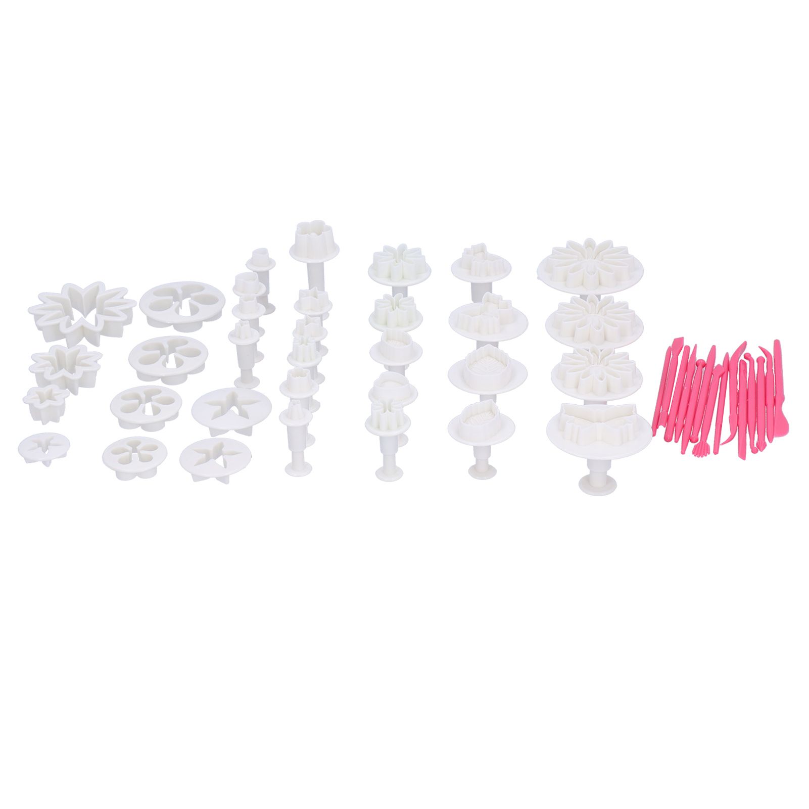 47PCS Cake Decorating Tools Cookies Biscuits Cake Mold Flower Set Baking view 4