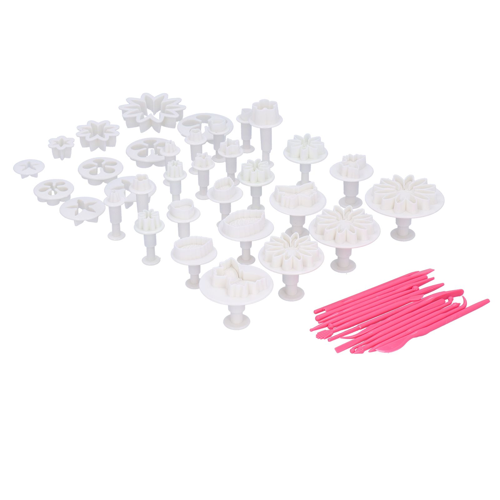 47PCS Cake Decorating Tools Cookies Biscuits Cake Mold Flower Set Baking view 5