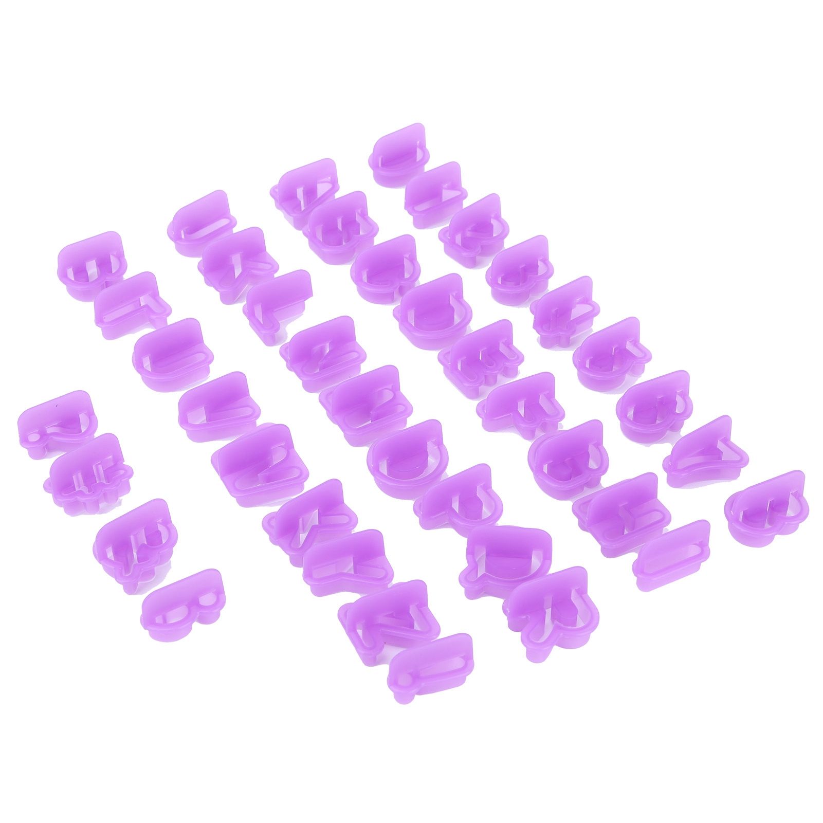 40Pcs DIY Biscuits Mold Alphabet Number Cookies Chocolate Cutter Mold Baking view 6