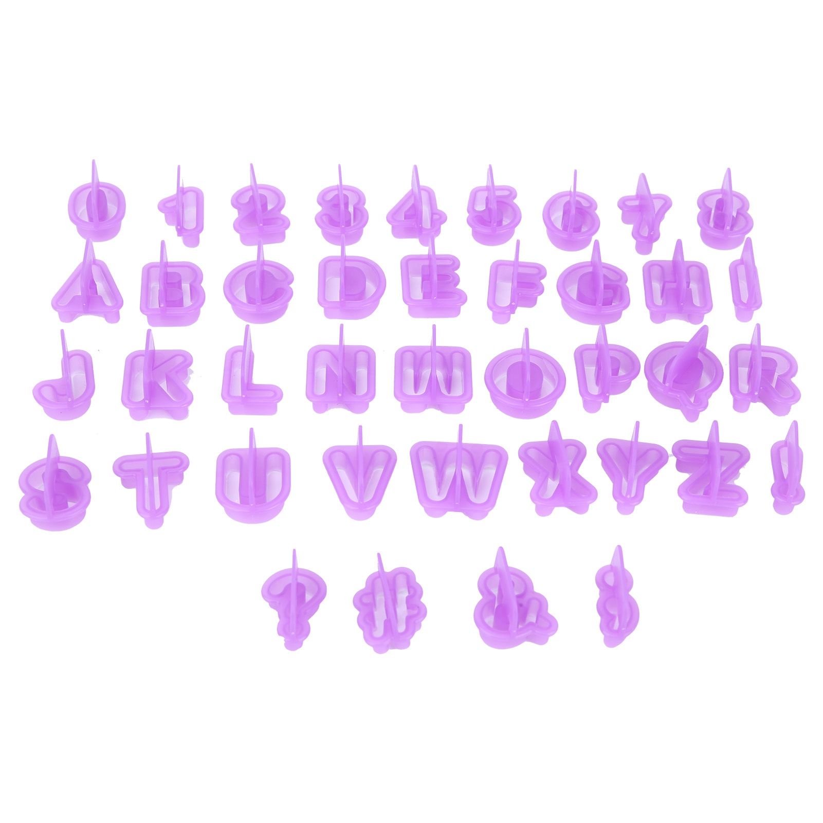 40Pcs DIY Biscuits Mold Alphabet Number Cookies Chocolate Cutter Mold Baking view 7