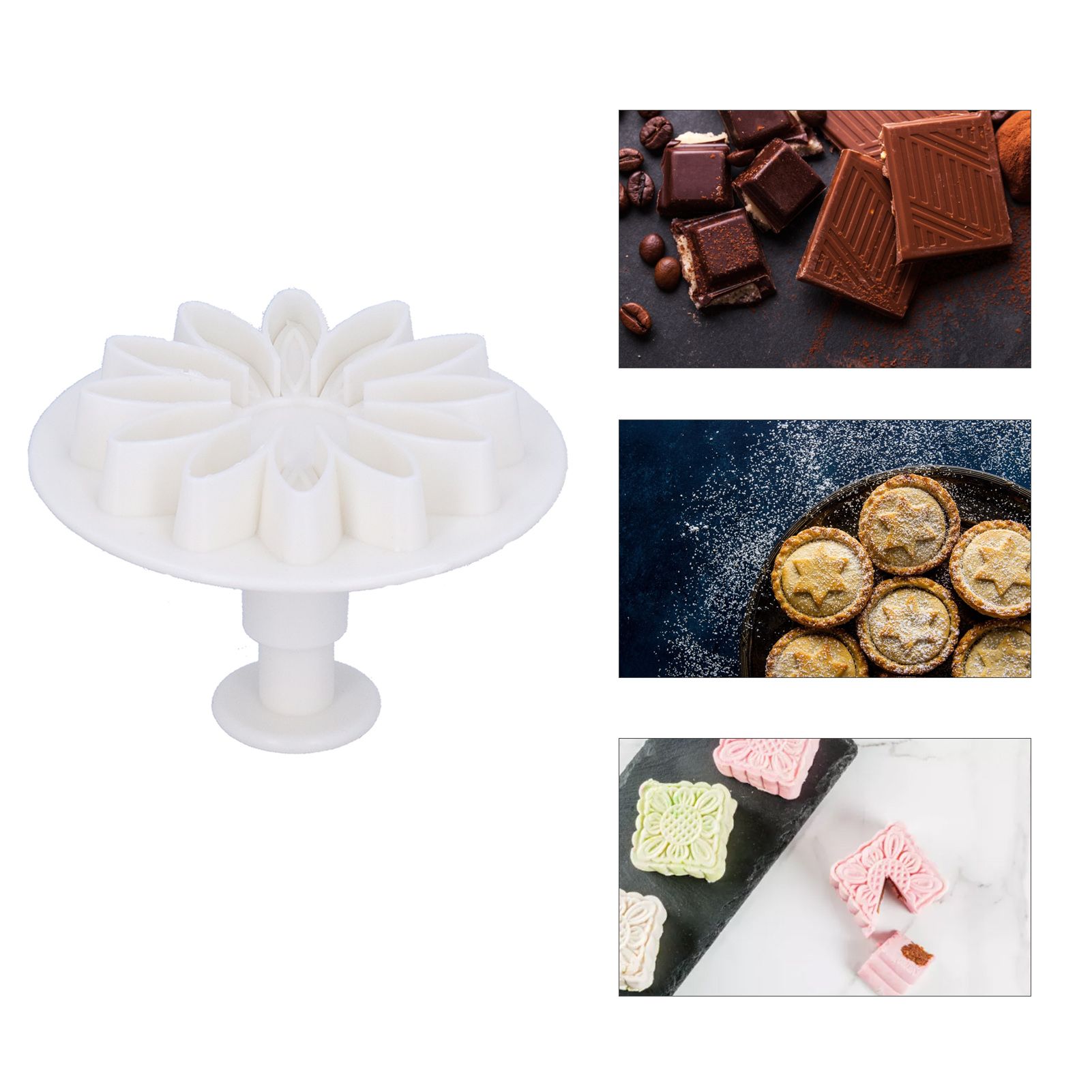 46PCS Fondant Cake Mould Cookies Biscuits Cutters Mould Set Baking Utensil view 12