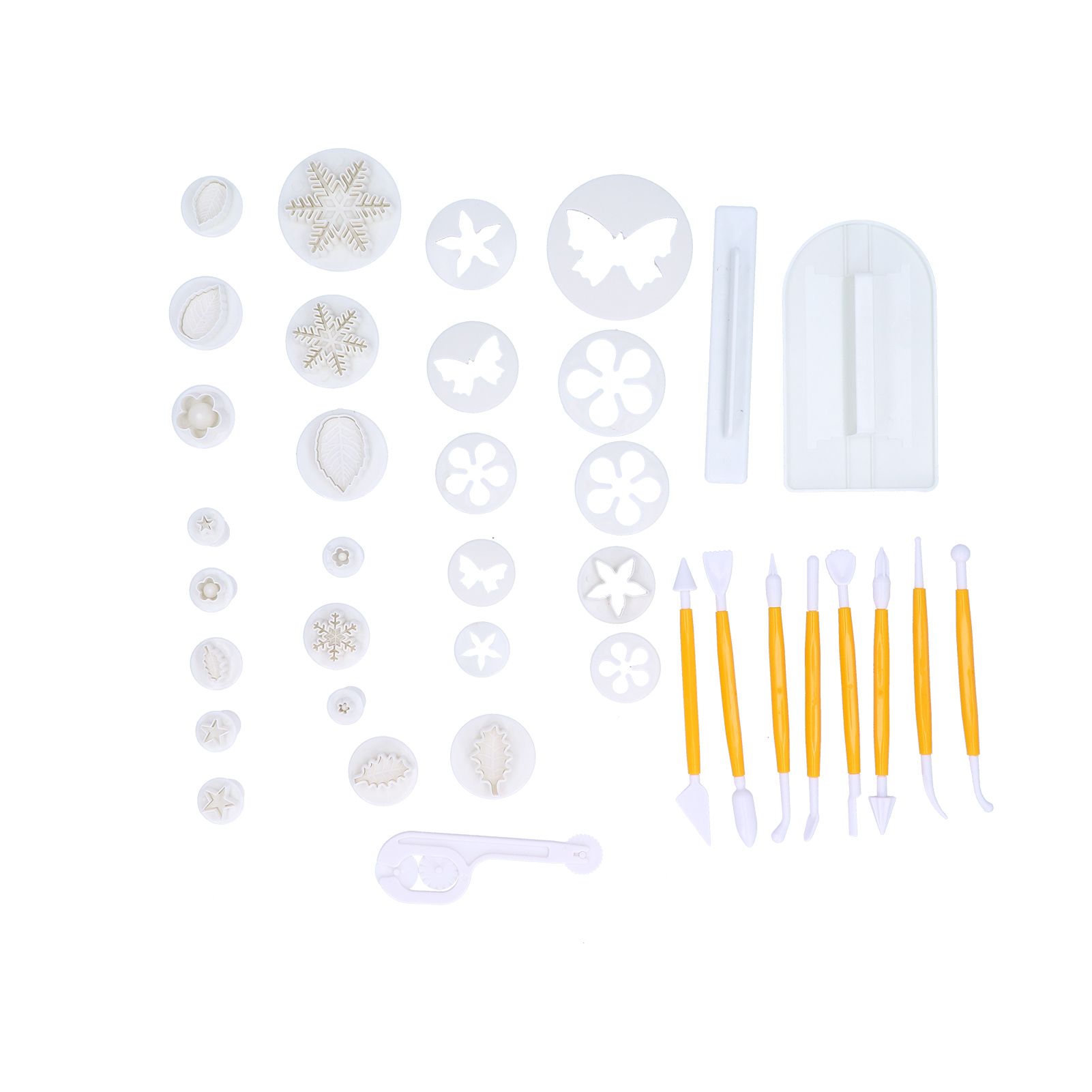 37PCS/Set Fondant Cake Mold Cookies Biscuits Cutter Mould Cake Decoration Tool Set view 2